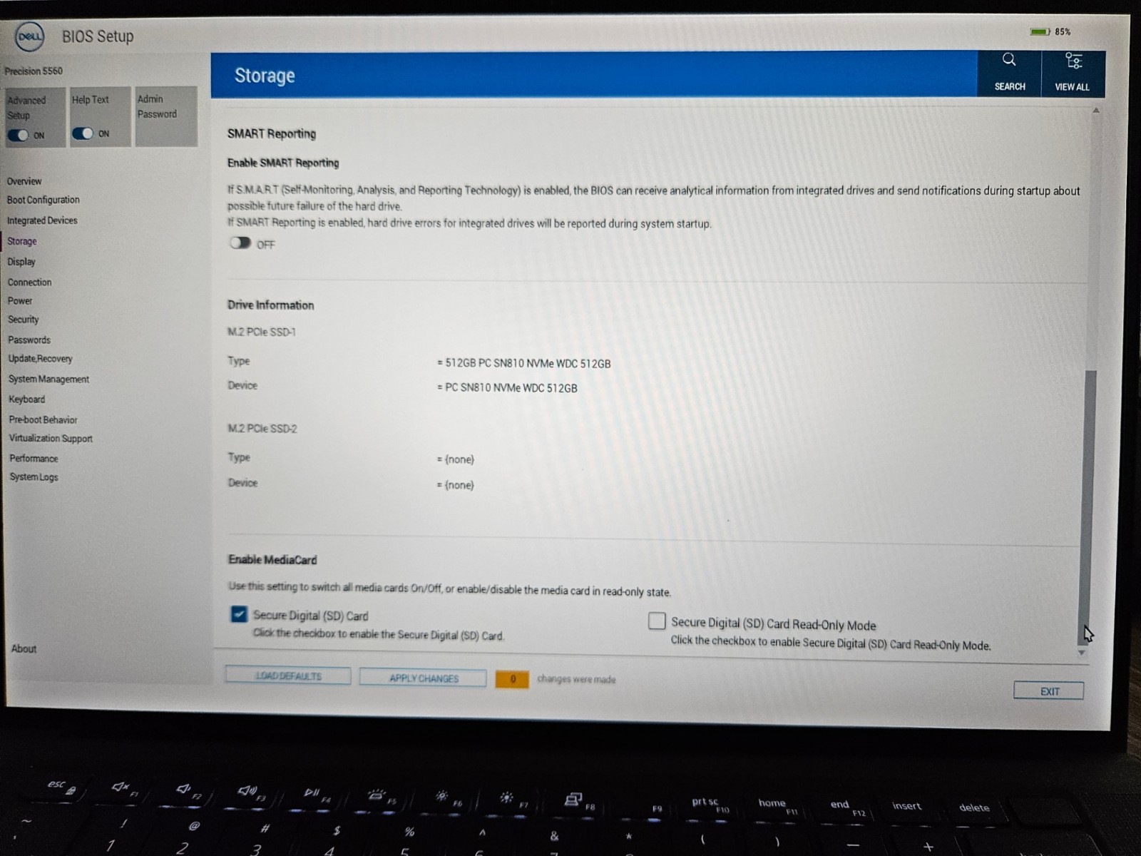 Dell Precision 5560 Workstation i7-11850H 32GB 512G T1200 FHD+ IR FP Backlit TB3