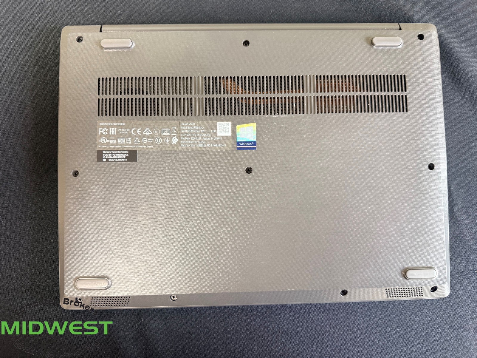 (Lot of 3) Lenovo V14-IIL i5-1035G1 1.0GHz 8GB 256GB SSD