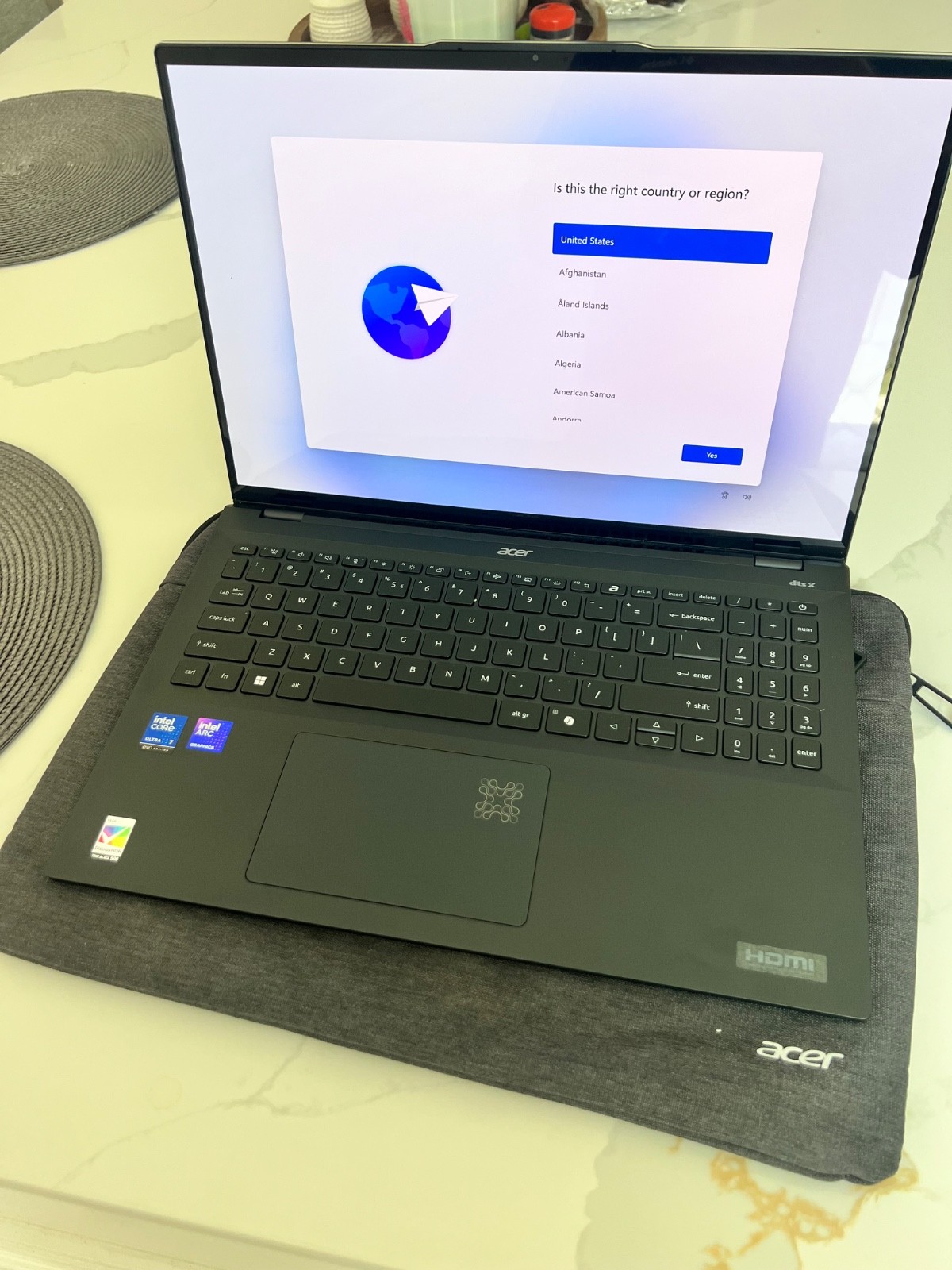 Acer Swift 16 AI 16″ 3K OLED Touch Laptop Copilot+ PC Intel Core Ultra 7 16GB 1T