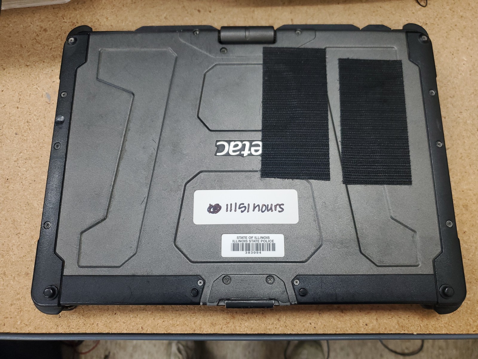 GETAC V110 Laptop Tablet Touch Screen i5-4300U 1.90GHz 8gB No HDD 11151hrs