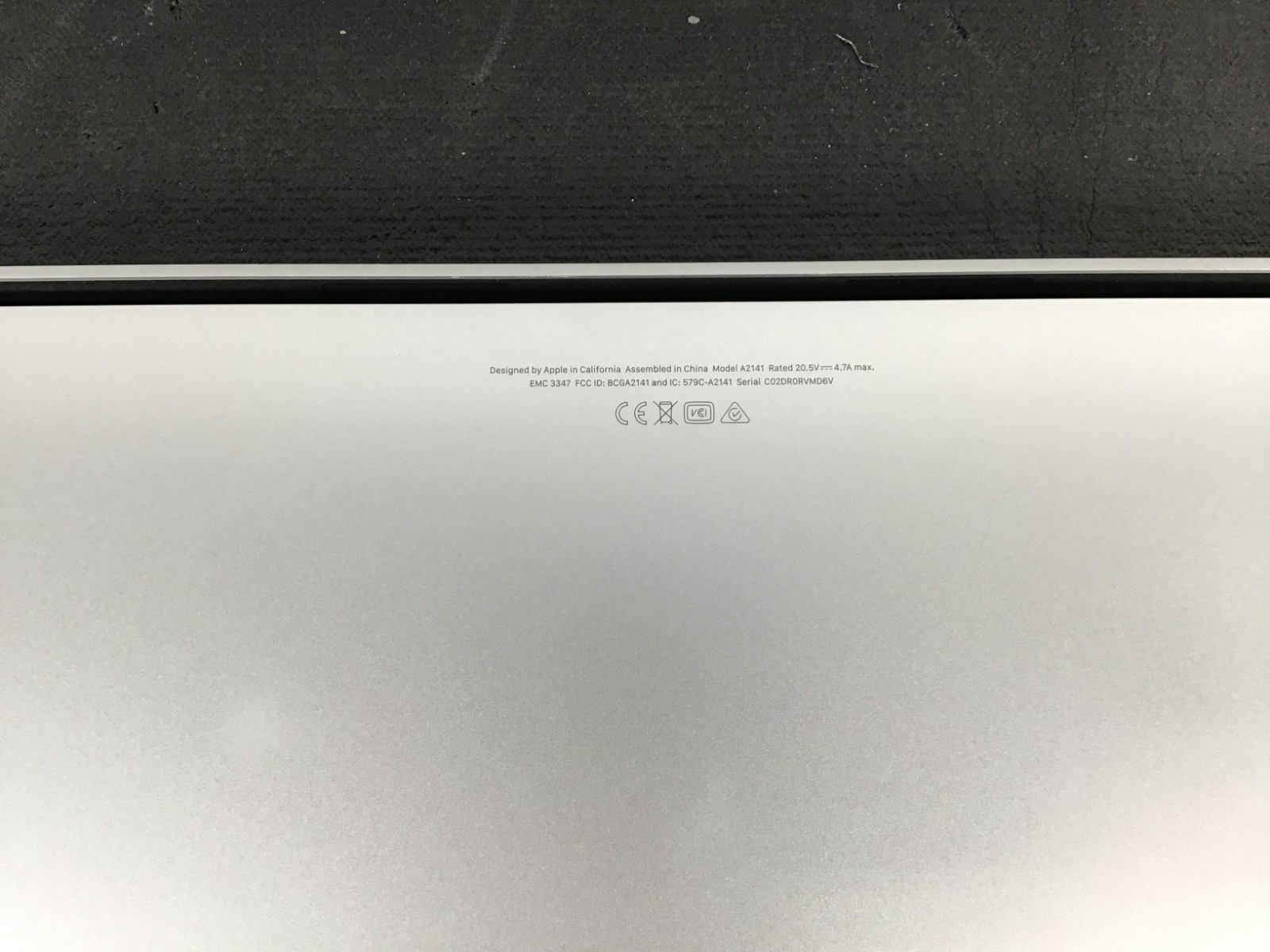 Apple MacBook Pro 16″ A2141 i7-9750H 2.6GHz 32GB RAM 500B NVMe 88% Battery ~