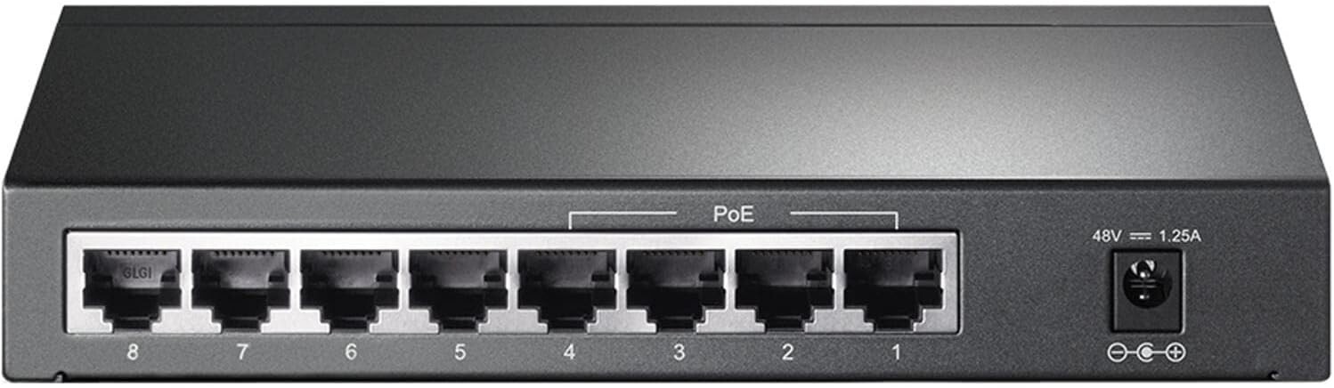 TP-Link TL-SG1008P 64W 8 Port Gigabit PoE Switch 4 PoE Ports Desktop