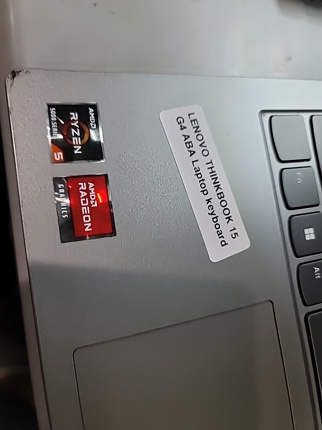 LCD and keyboard for LENOVO THINKBOOK 15 G4 ABA Laptop w/ AMD Ryzen 5 5625U