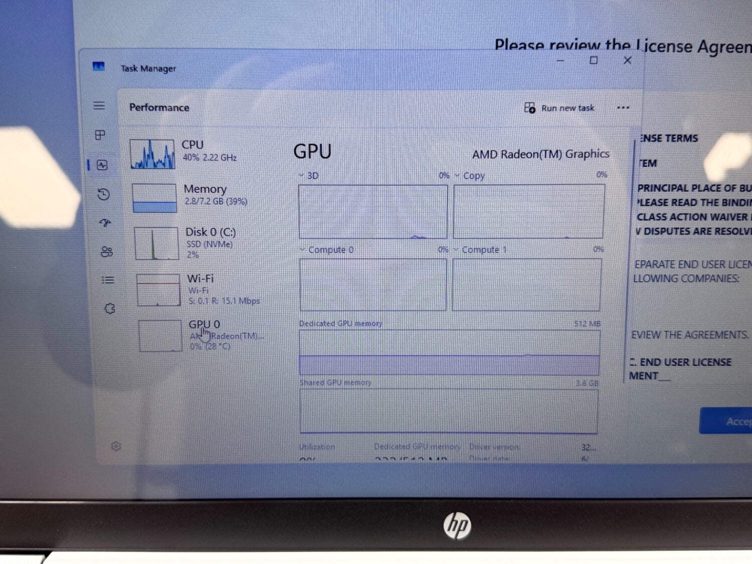 HP Envy 15.6″ Athlon Silver 7120U 3.5GHz 8GB RAM 1TB SSD Radeon Graphics