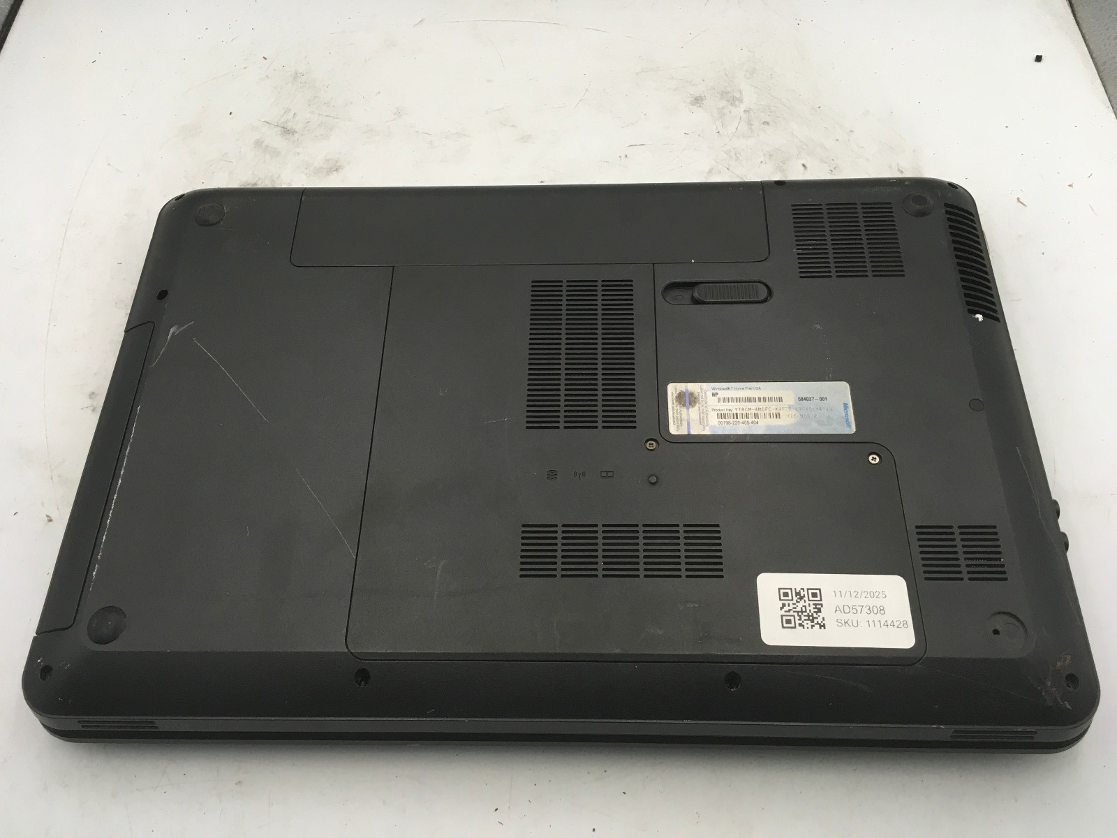 HP PAVILION G6 1D16DX – BOOTS TO BIOS – INTEL PENTIUM B940 – 4GB RAM – READ – BB