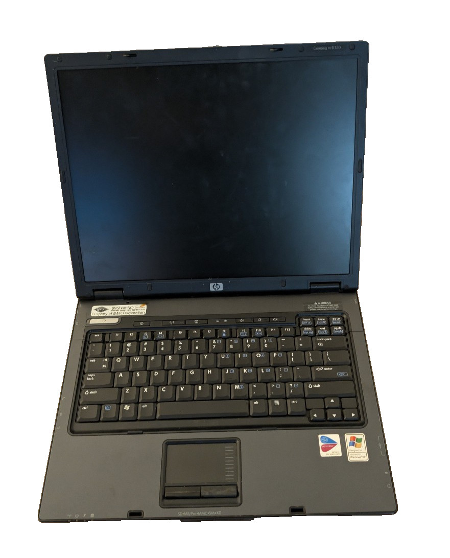 HP COMPAQ NC6120 – INTEL CENTRINO — Parts/Repair