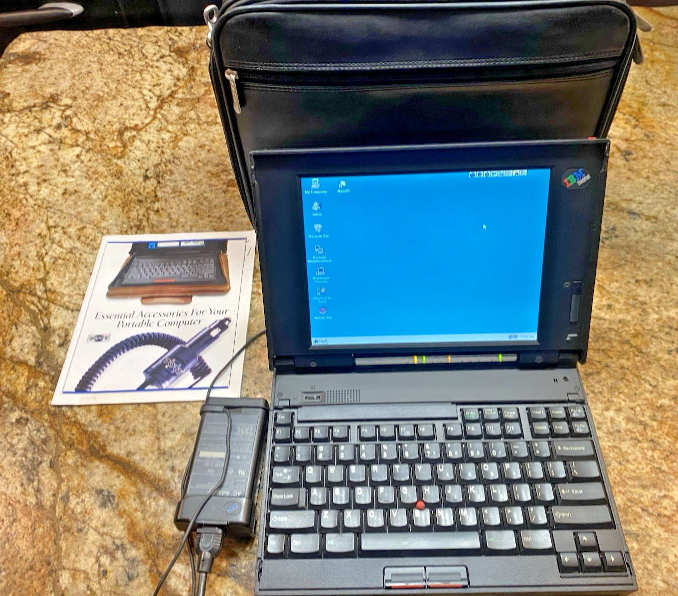 Rare Vintage IBM ThinkPad 365X  LAPTOP WINDOWS 95