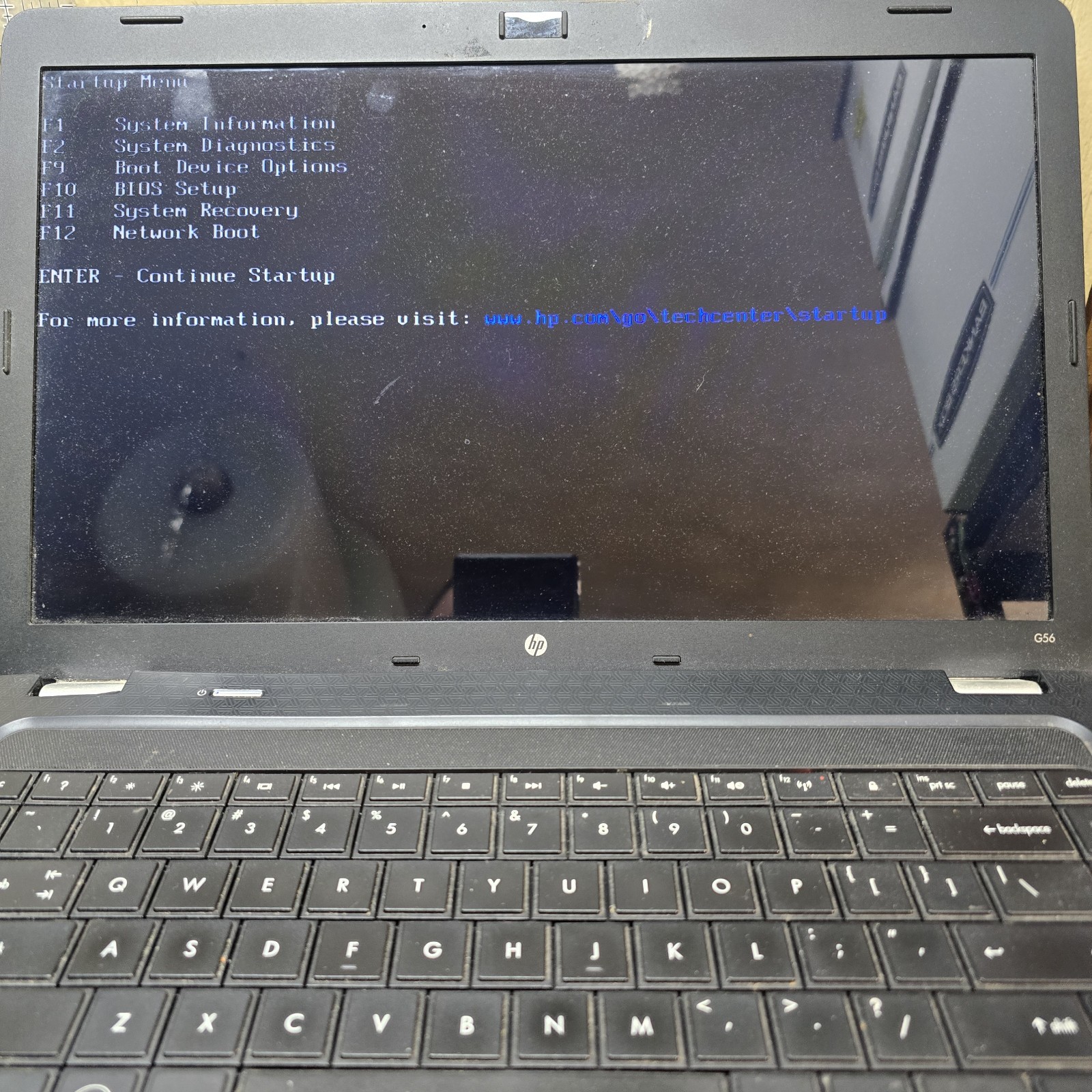 HP G56 Laptop Intel Celeron 3GB RAM Windows 7 Home Premium AS IS