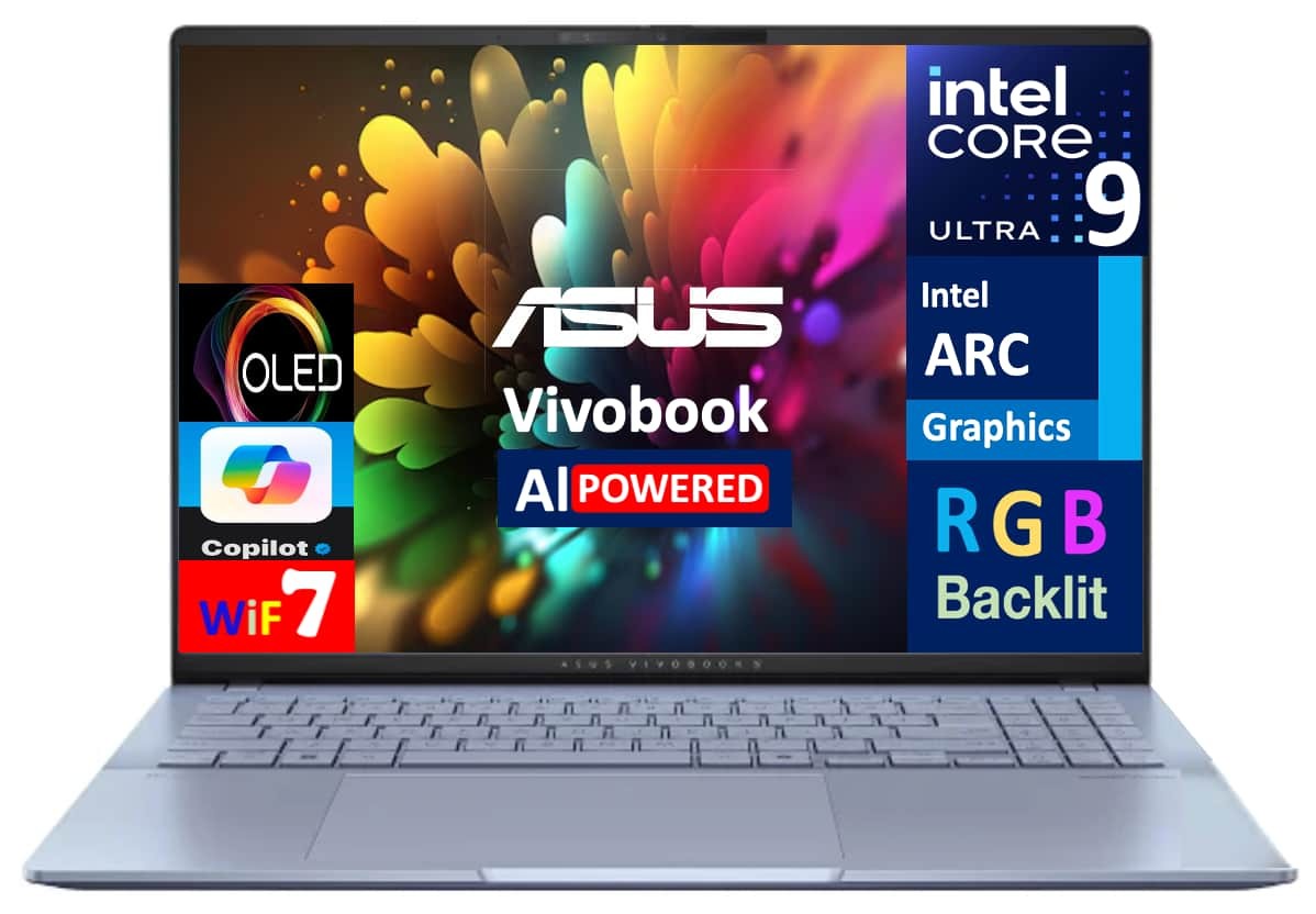 ASUS S16 S5606CA-SB92 Laptop Ultra 9 285H 32GB RAM 1TB SSD 16.0″ (2880×1800) W11