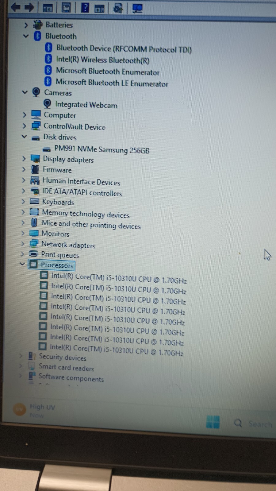 4141 Latitude 5410 w/charger. i5-10310U(4 Cores).8GB.256GB NVMe.14″. W11 Pro