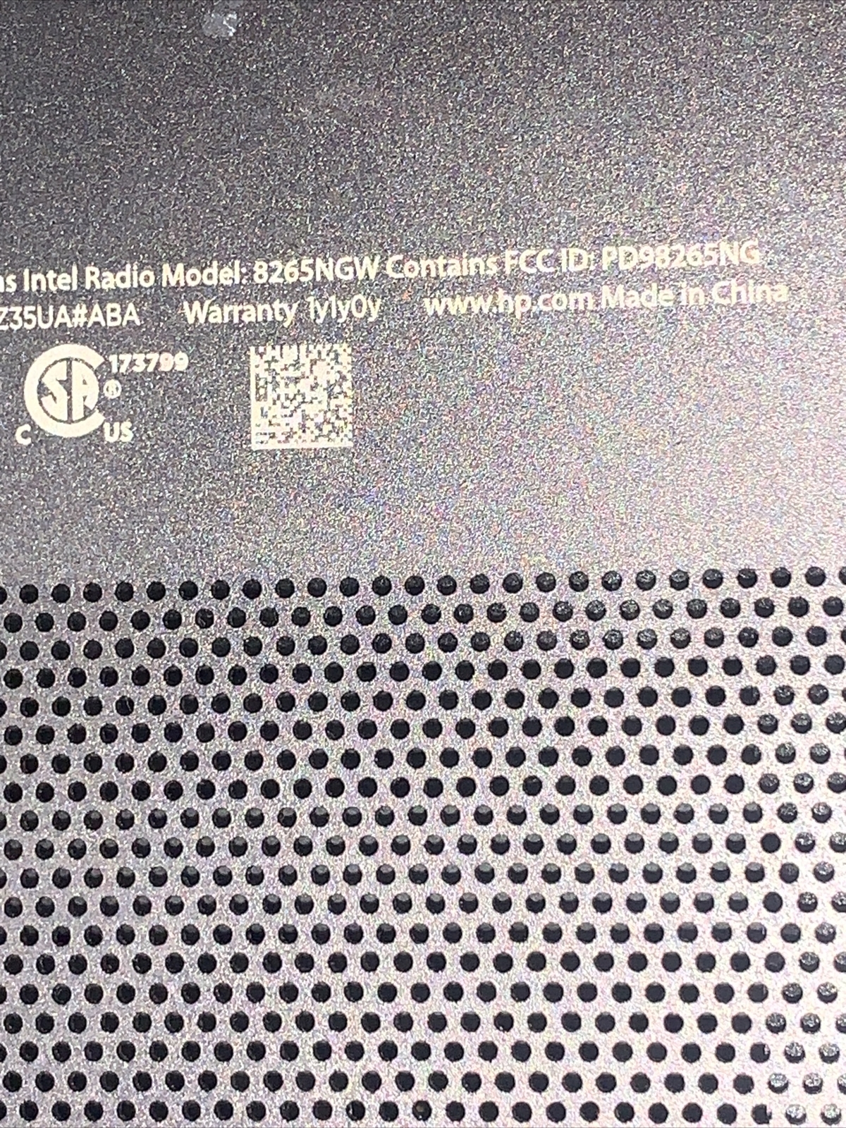 HP 15-BLO12DX INTEL CORE I7 7TH GEN NO RAM