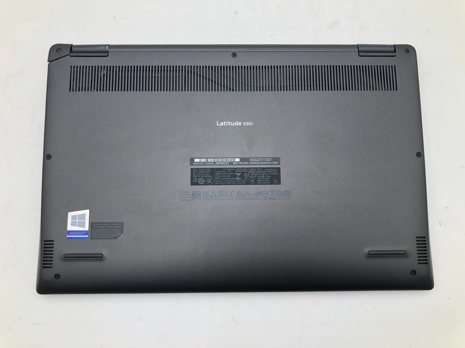 Dell | Latitude 3301 | i5-8265U | 8GB | 128GB NVMe | Win 11 Pro | 100% Battery