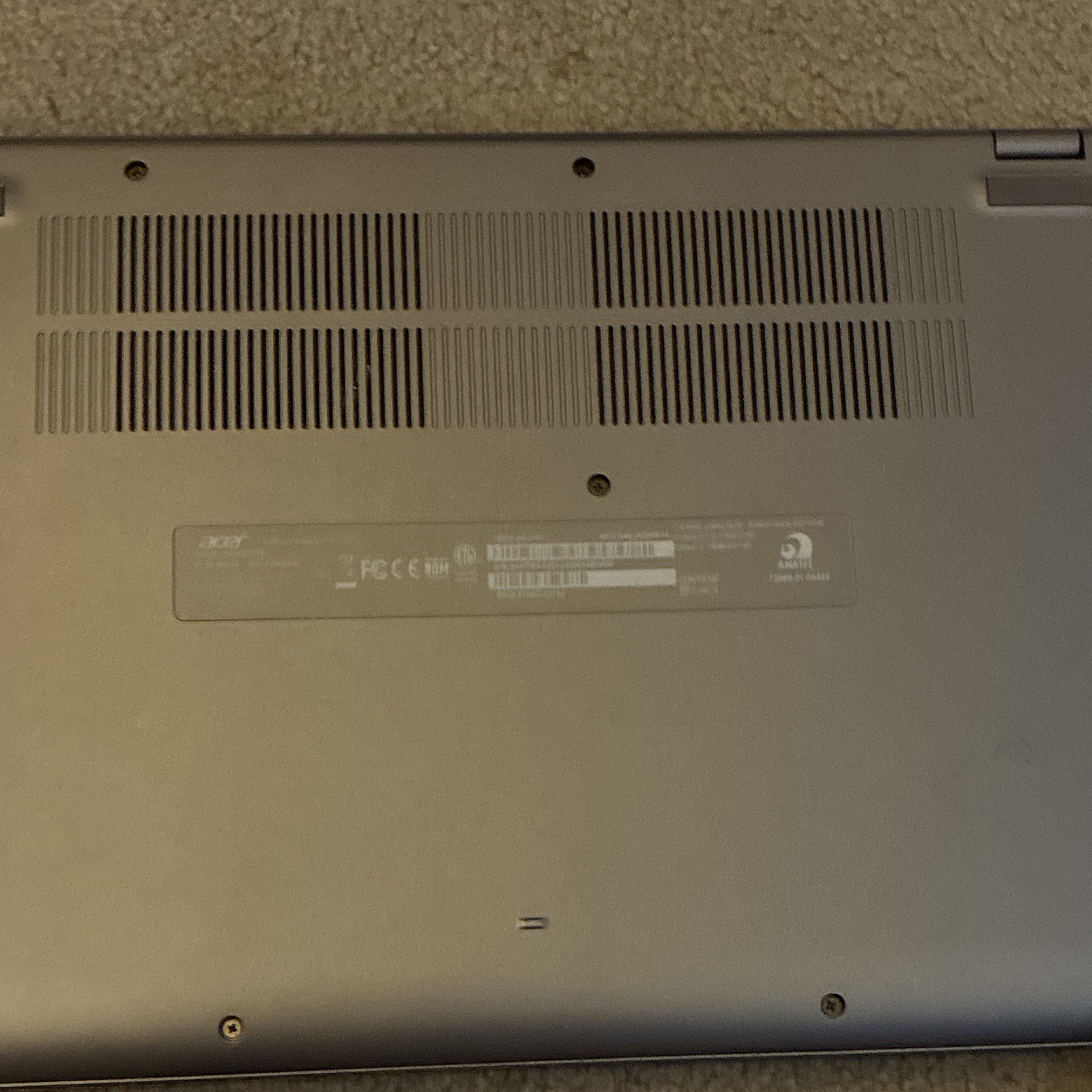 Acer Chromebook Plus 14″ Gray Laptop Intel Core i3 Chrome OS HDMI w/ Charger