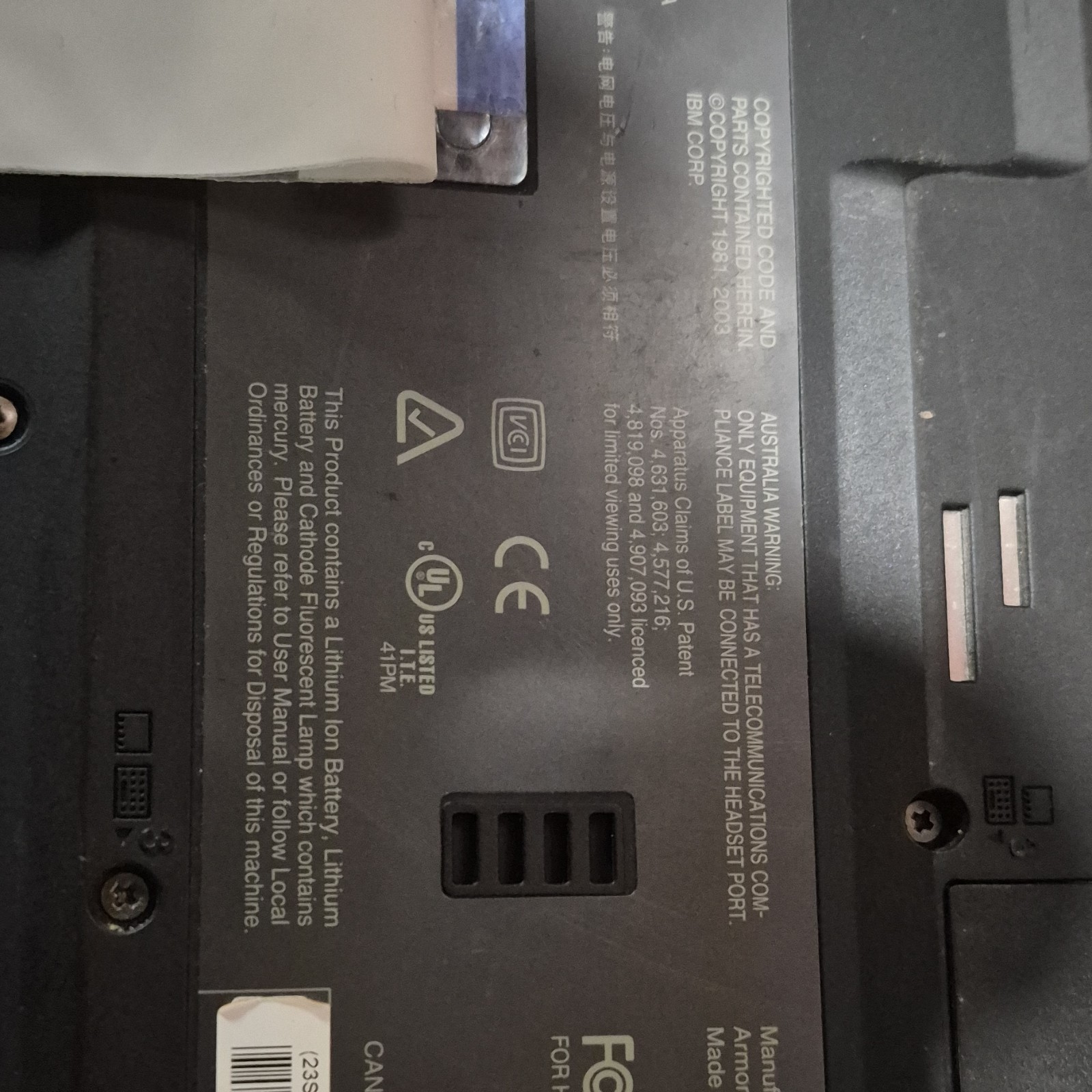 IBM ThinkPad T40 14in Intel Centrino Windows XP Wi-Fi Notebook Laptop