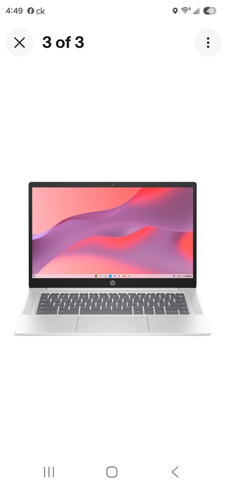 HP 14a-nf0131wm 14″ HD Pentium N200 1.8GHz Intel UHD Graphics 4GB RAM 128GB SSD