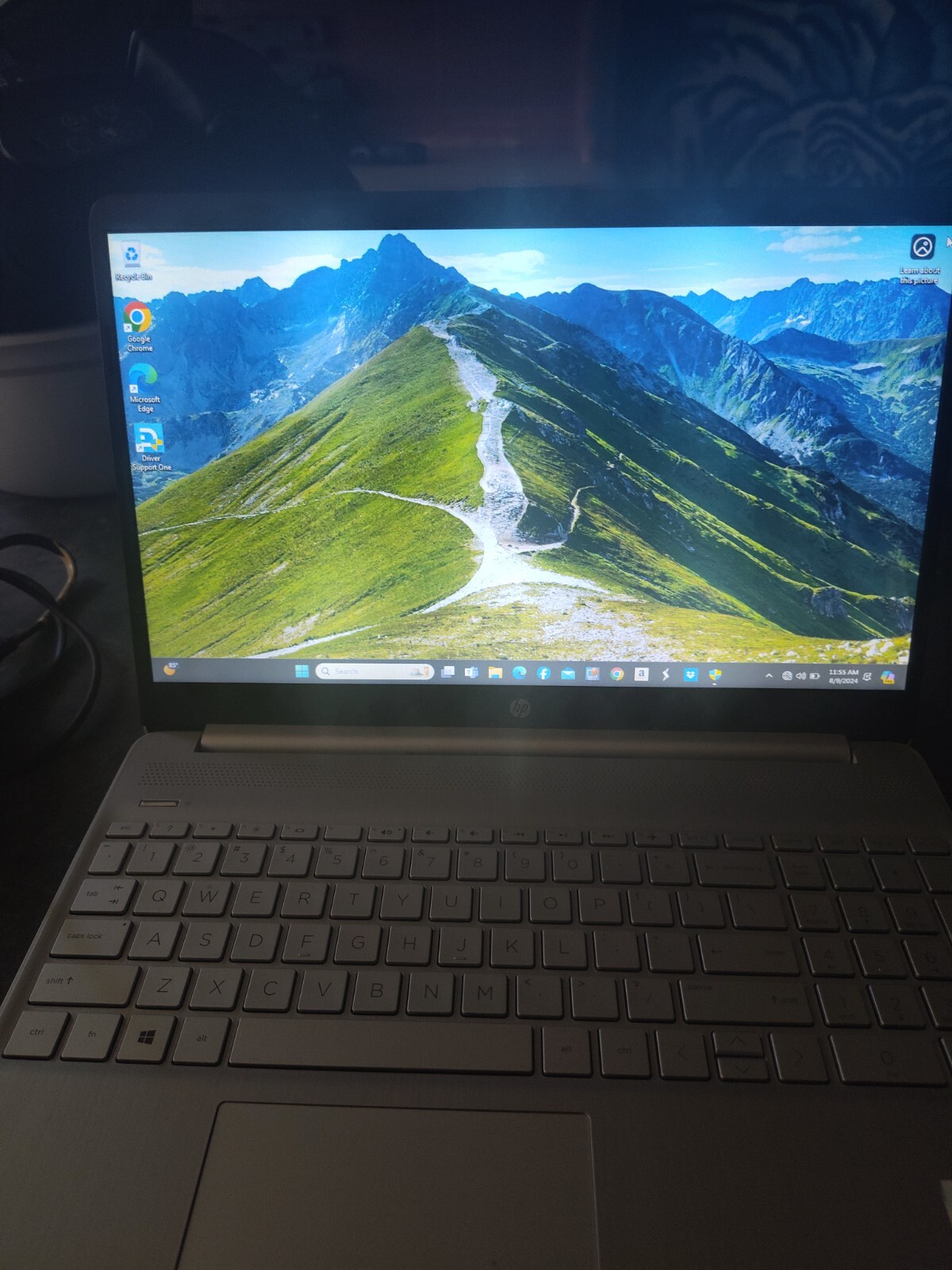 HP 14″ (64GB SSD, Intel Celeron N, 1.1 GHz, 4GB) Laptop – Indigo Blue…