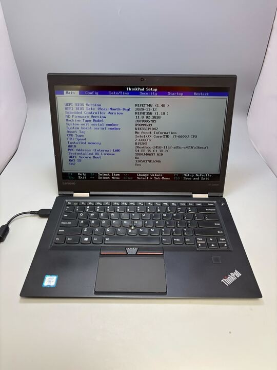 14″ Lenovo ThinkPad X1 Carbon 4th Gen Intel i7-6600U NO SSD *READ