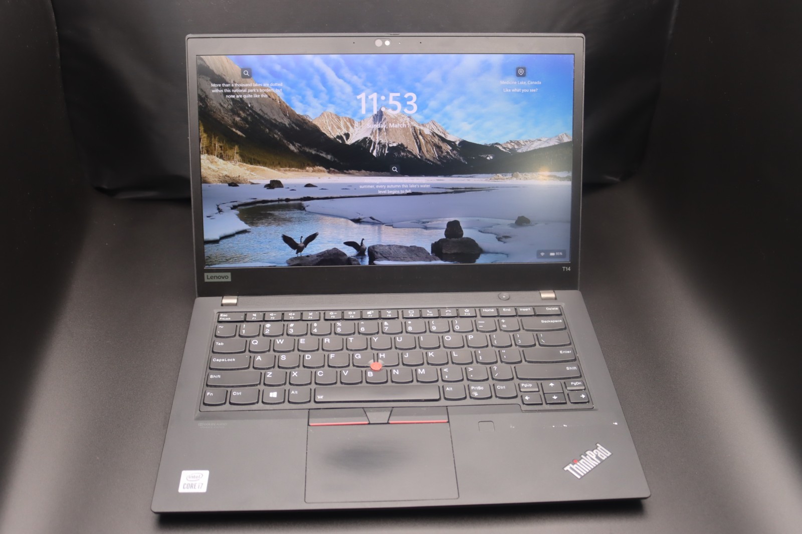 Lenovo ThinkPad T14 1st Gen 14″ 256GB SSD, Intel Core i7 10th Gen 16GB Ram Touch