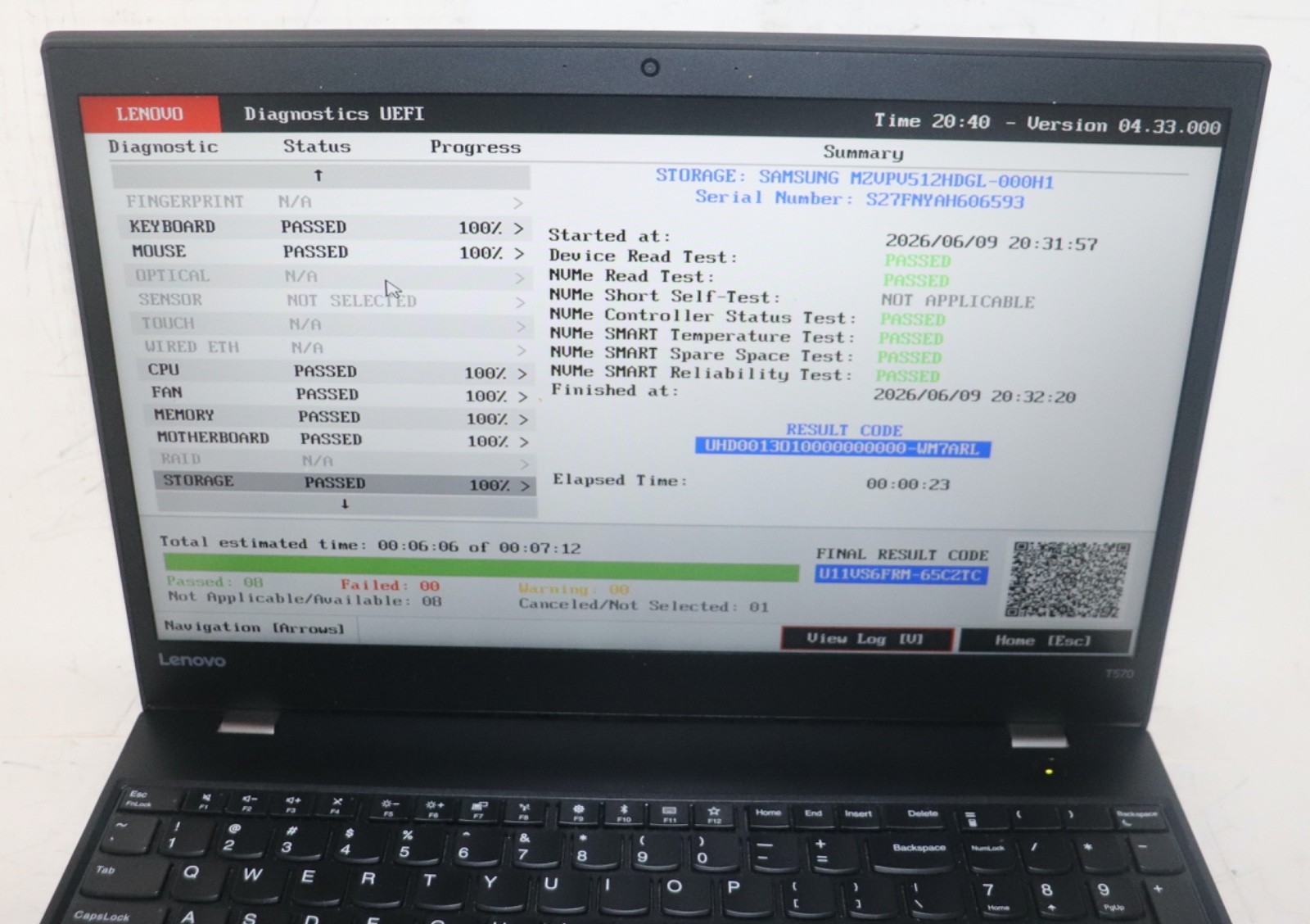 Lenovo ThinkPad T570 i5 16GB RAM 512GB SSD Dual Boot Windows 10 & Kali Linux