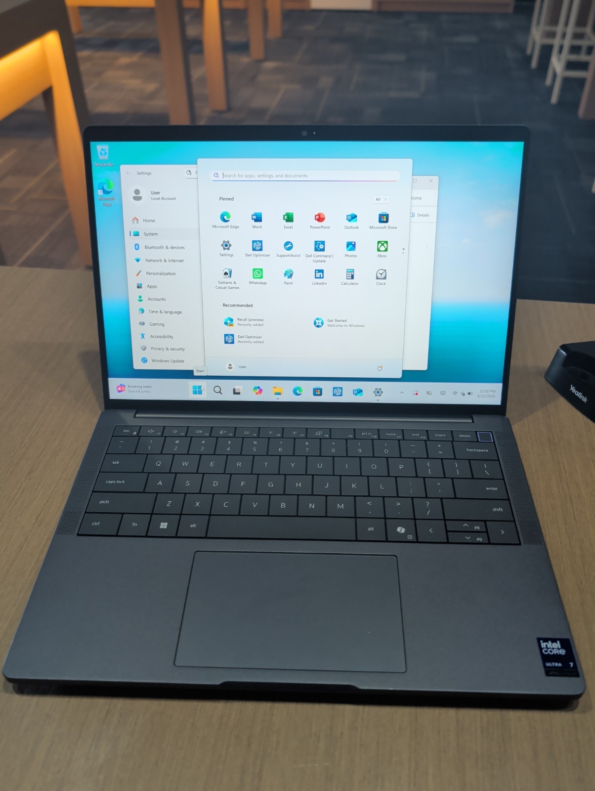 Dell Pro 14 Premium PA14250 Black FHD 2.2 GHz Ultra 7 268V 32GB 512GB SSD