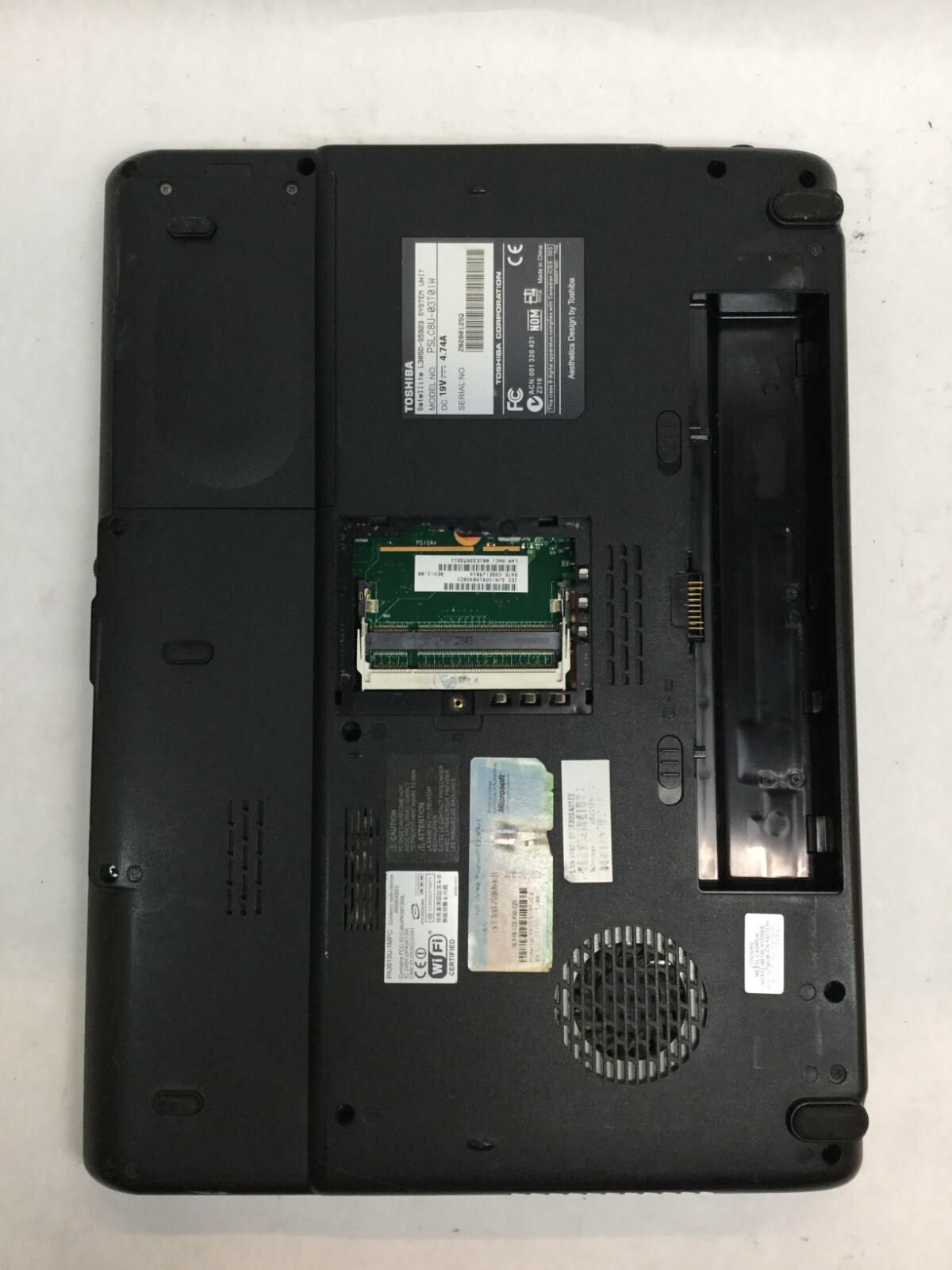 Toshiba Satellite L305D-S5923 15″ Laptop AMD Athlon 2X 64 -DOES NOT POWER-MZ