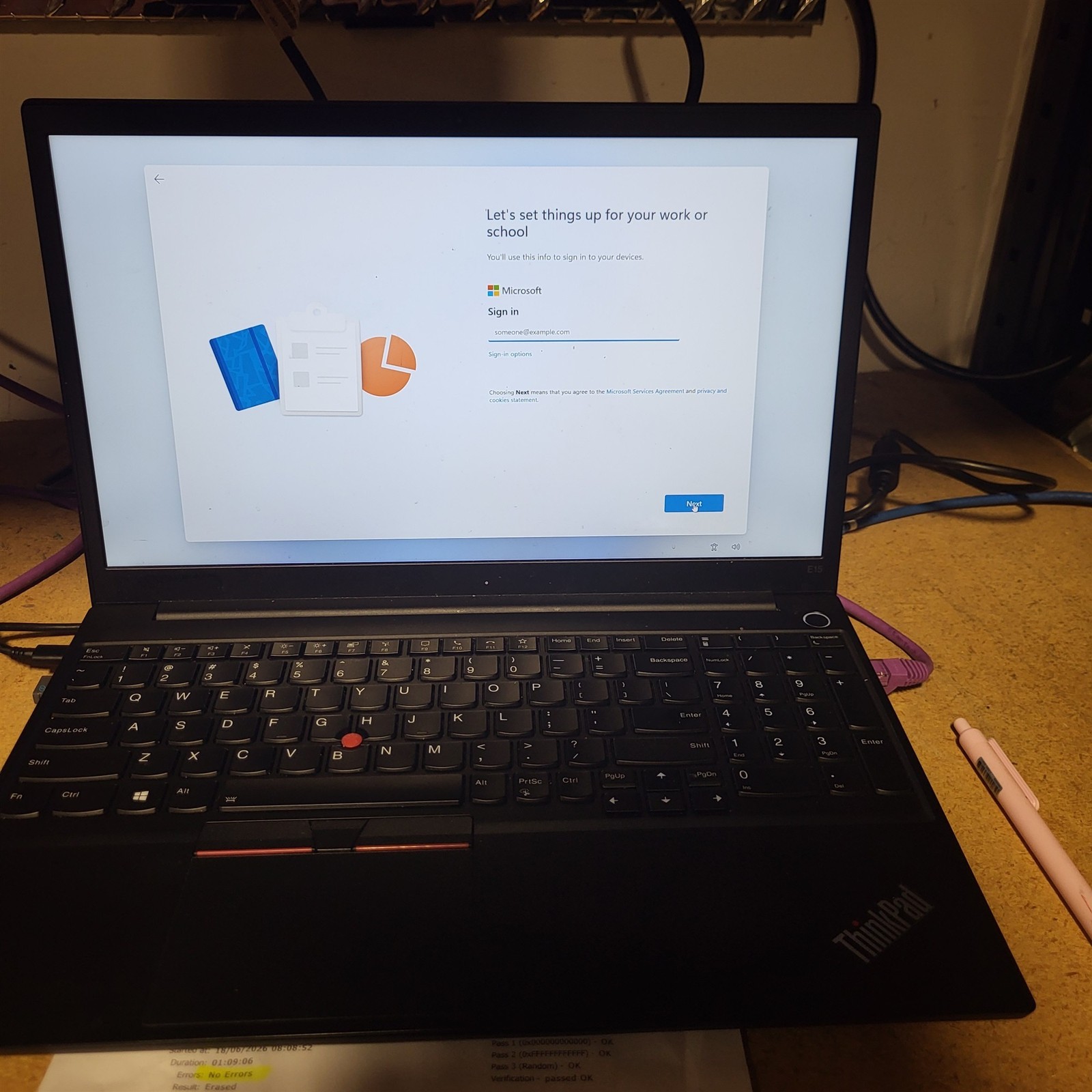 Light Spots Lenovo ThinkPad E15 Gen 2 Intel i5-1135G7 2.4GHz 16GB 512GB SSD w/OS