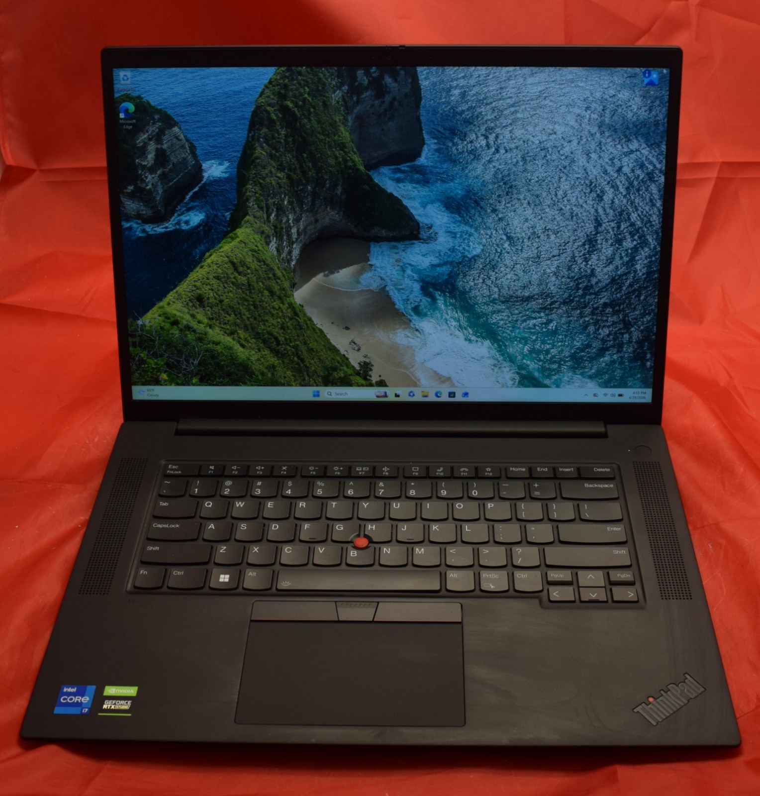 Lenovo ThinkPad X1 Extreme Gen 4 16 UHD+ i7-11800H 2.30GHz 32GB 512GB RTX 3060
