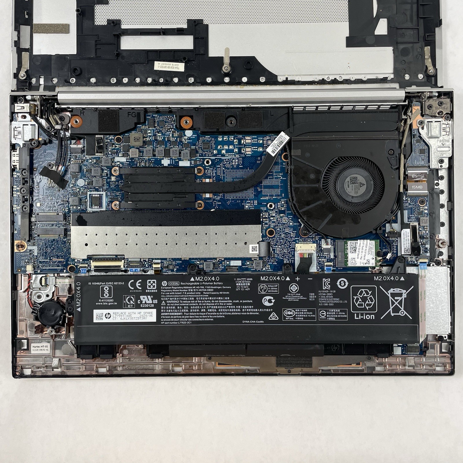 HP EliteBook 850 G7 15.6″ i5-10310U 1.70 GHz 8 GB RAM No SSD/OS/AC