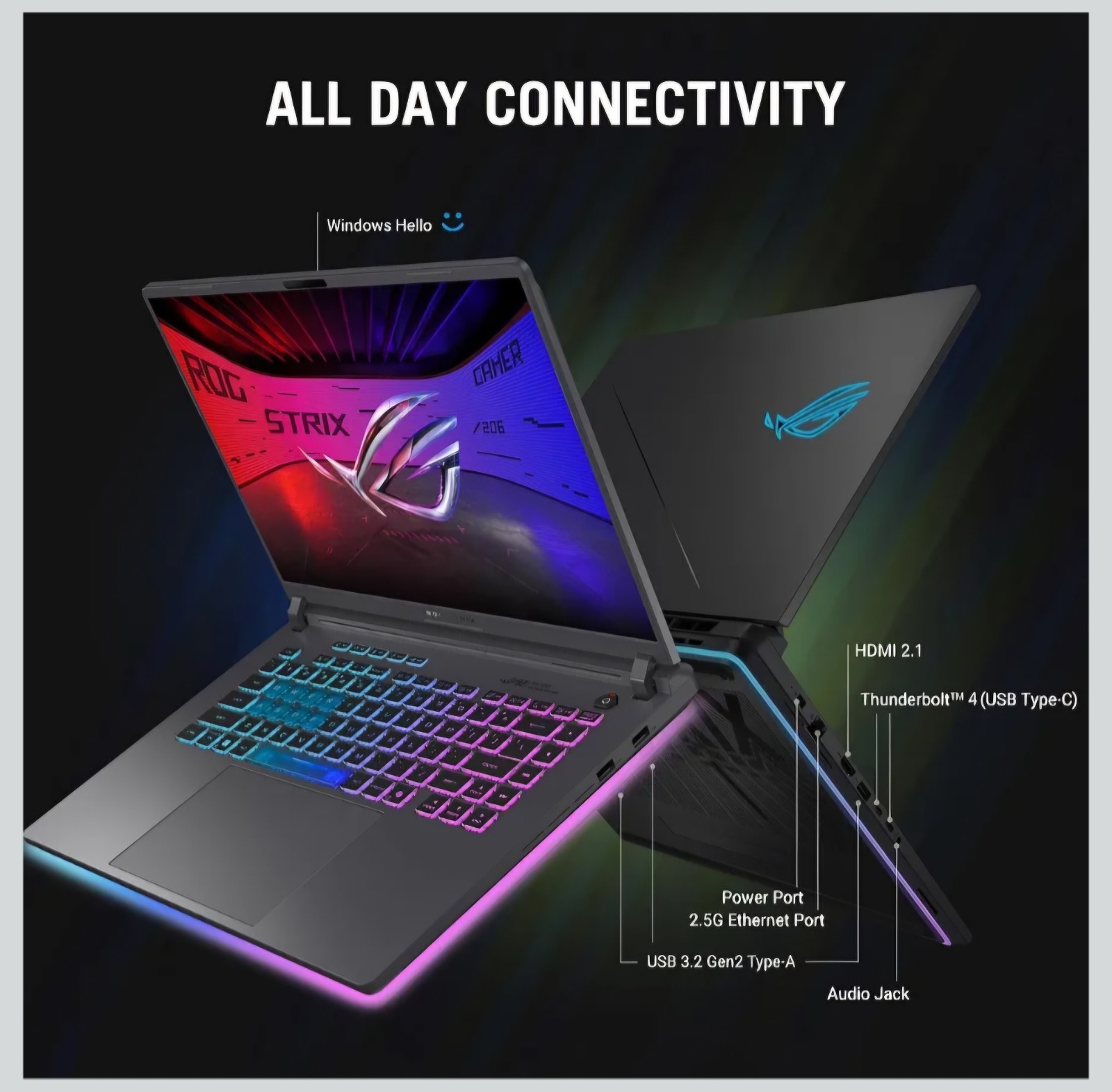 ASUS ROG Strix G16 (2025) Gaming Laptop, 16” FHD+ 16:10 165Hz/3ms