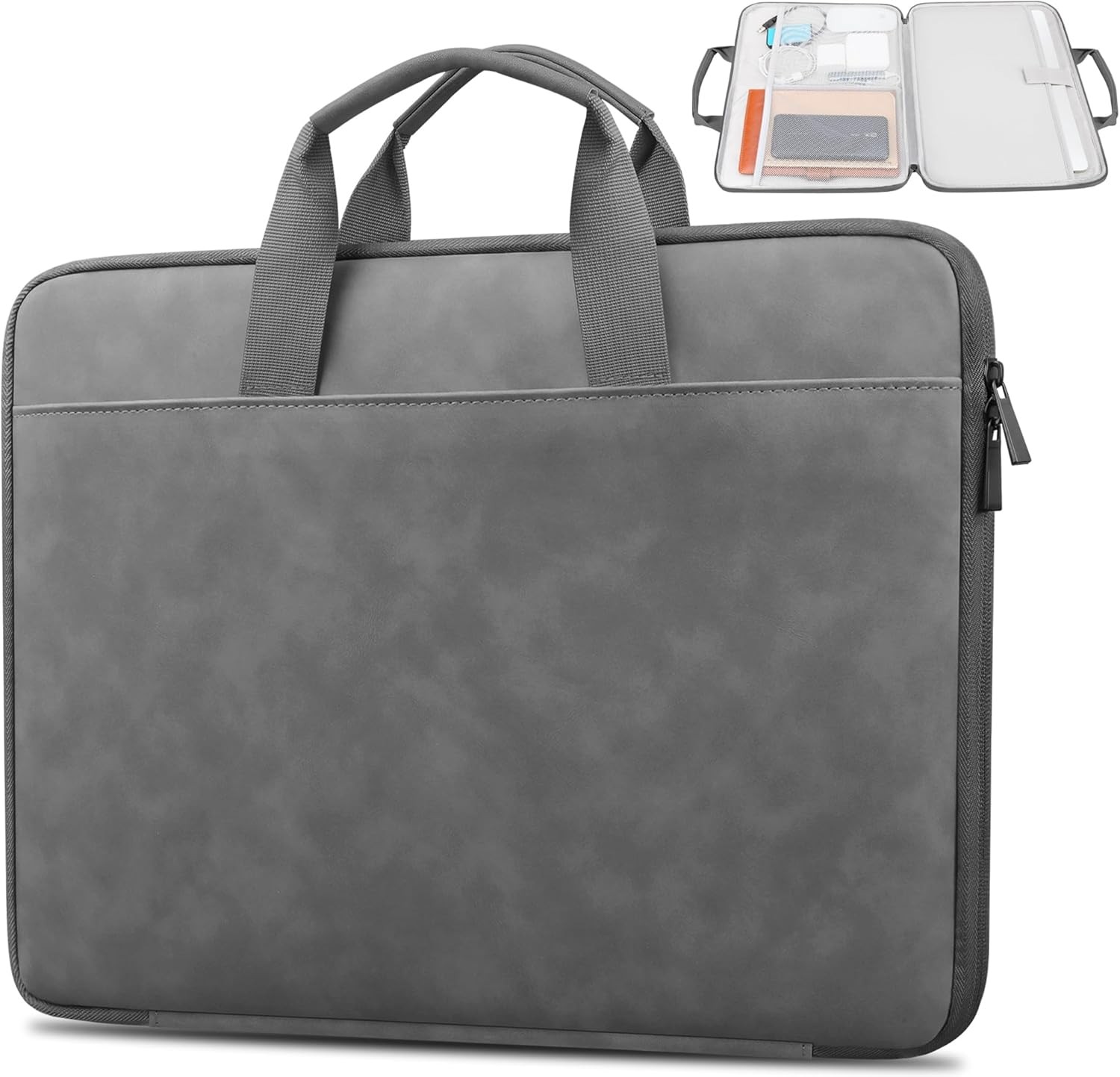 Laptop Sleeve Case for 15.6″ Dell, HP, Lenovo, Acer, ASUS – Dark Gray