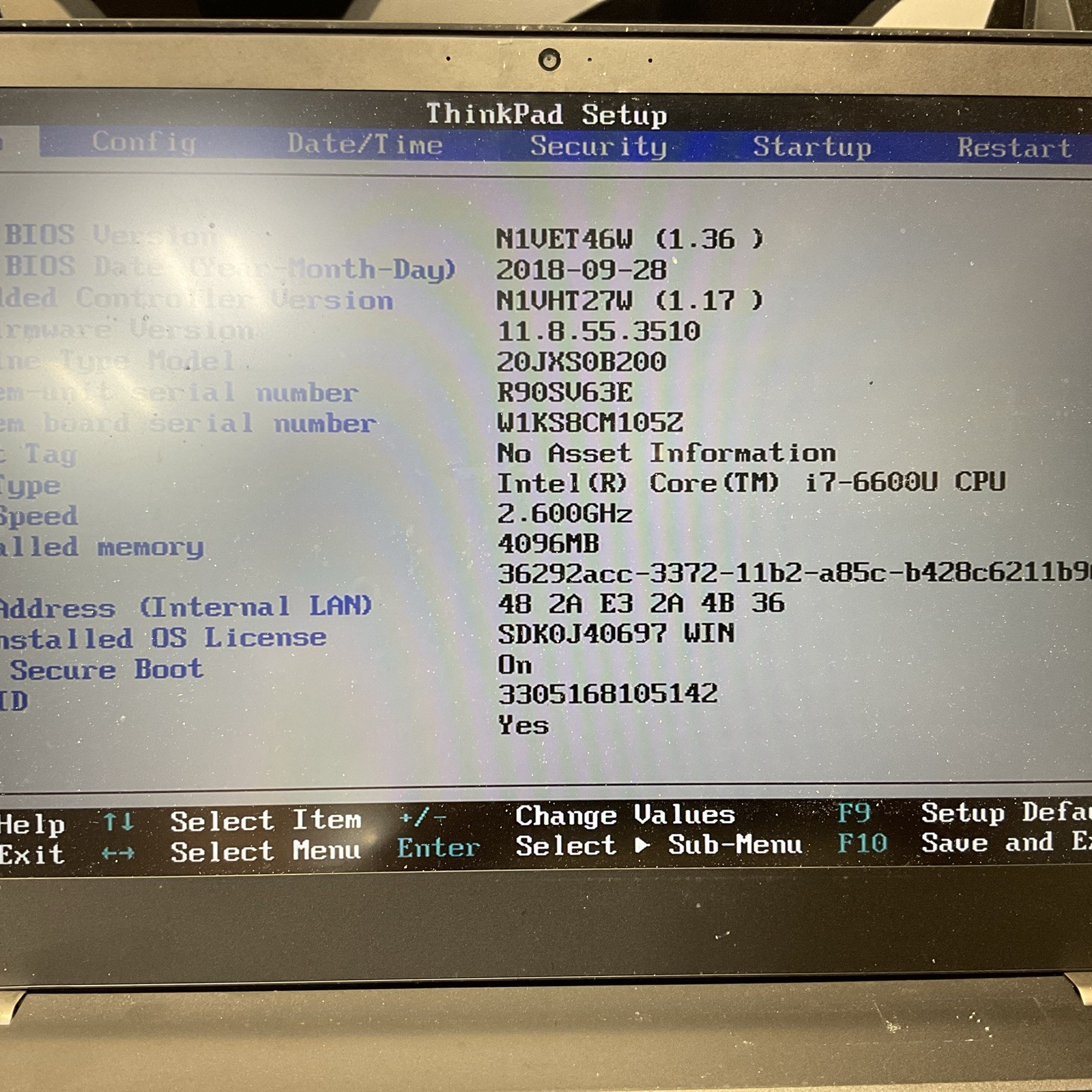 Lenovo T570 / i7 6th Gen / No RAM / No SSD / C10