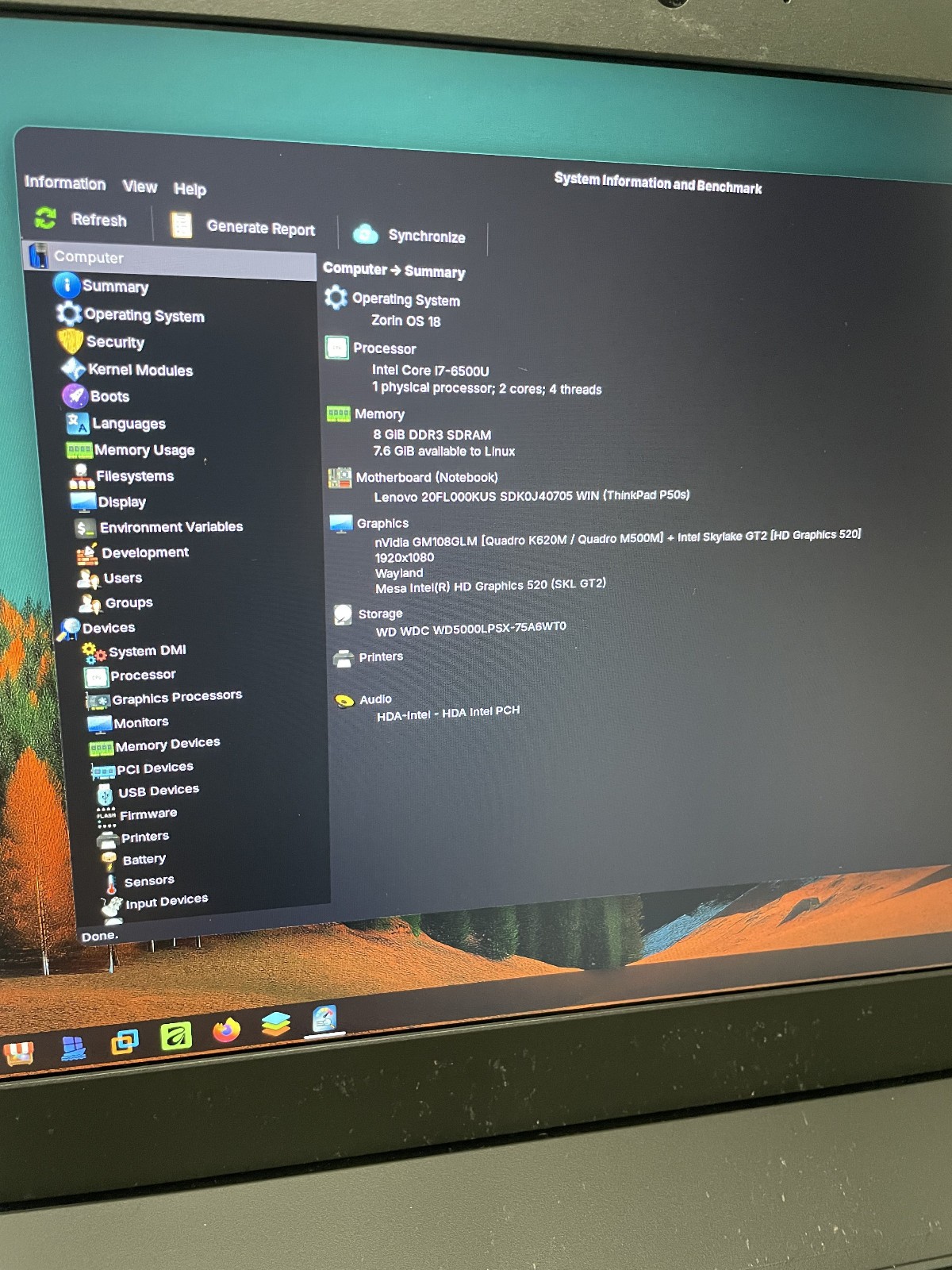 Lenovo ThinkPad P50s 15.6″ i7-6500U 2.5Ghz 8GB 500GB HDD **COSMETICS/BIOS** #15