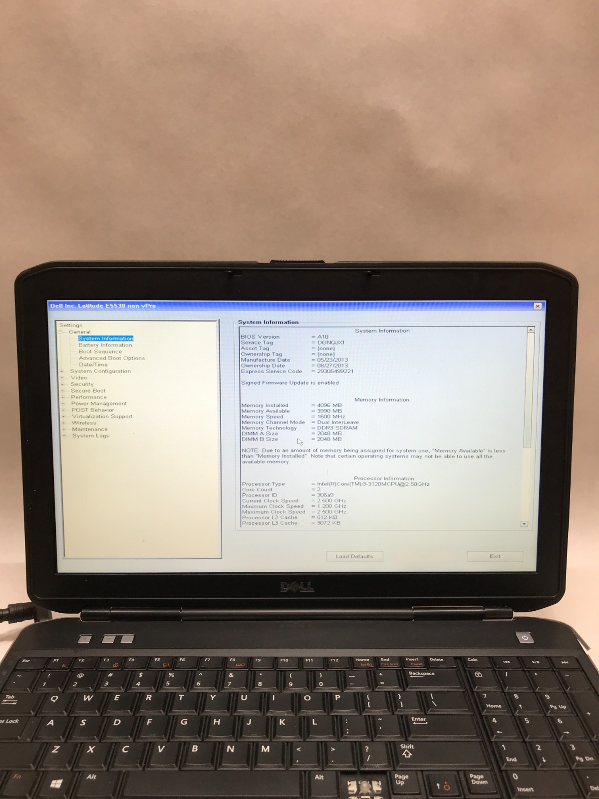 Dell Latitude E5530 15″ Intel i5 4GB RAM NO HDD/OS For Parts Missing Keys!! – DW