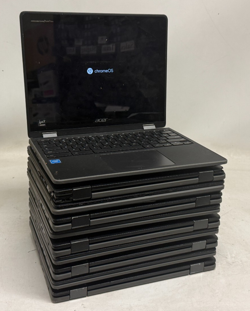 Acer Chromebook R851TN-C3ET 12″ (N4120 – 4GB RAM – 32GB – PARTS) – Lot of 10