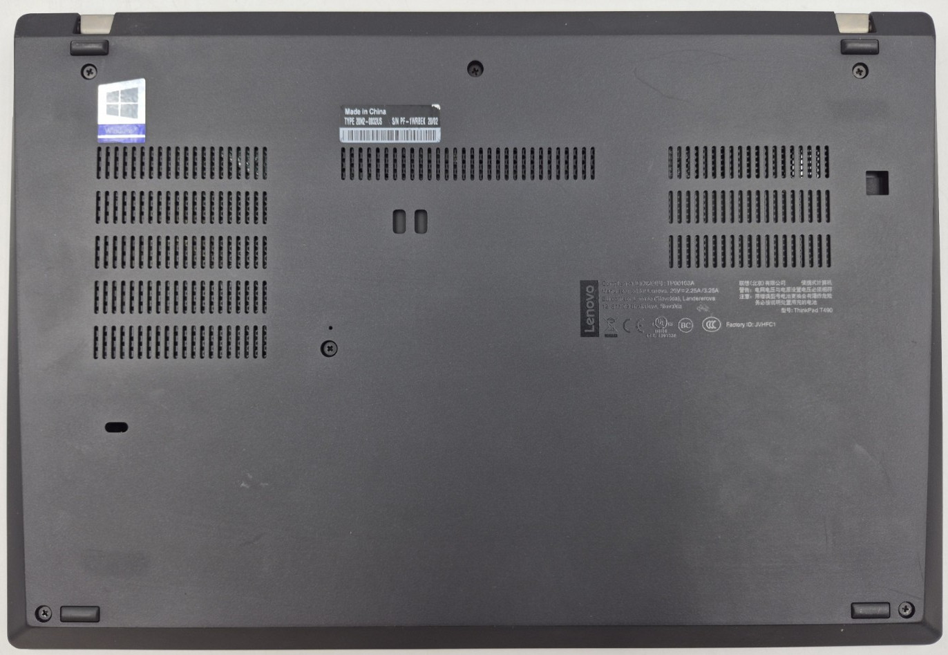 Lenovo ThinkPad T490 Laptop i5-8265U 1.60GHz 8GB RAM 256GB NVMe SSD Win 11 Pro