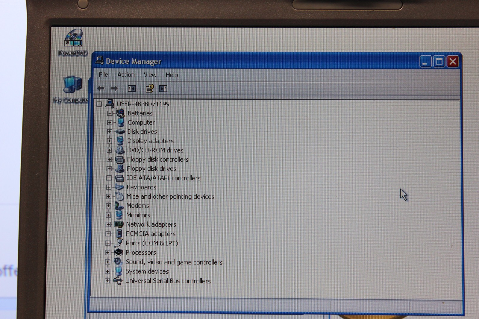 #62 COMPAQ PRESARIO 700 14,1″ AMD DURON 900 MHz 600 MB RAM 20GB HDD WINDOWS XP
