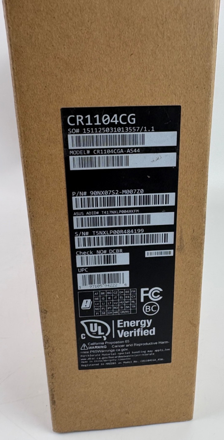 ASUS Chromebook CR11 Ruggedized Laptop, 11.6” Display, Intel Processor N100
