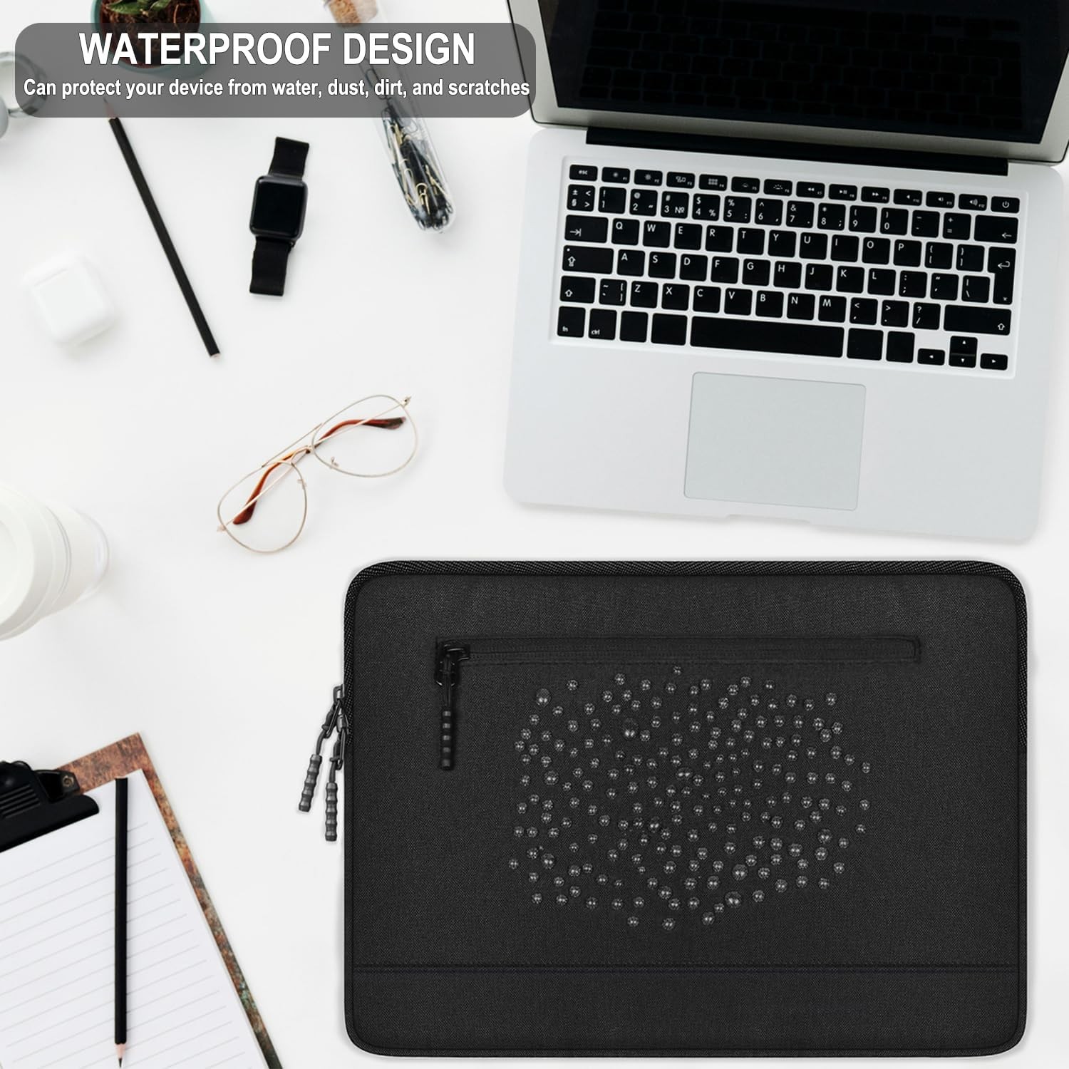Laptop Sleeve Case 15.6 Inch, Shockproof Protective Computer Cover for Lenovo, H