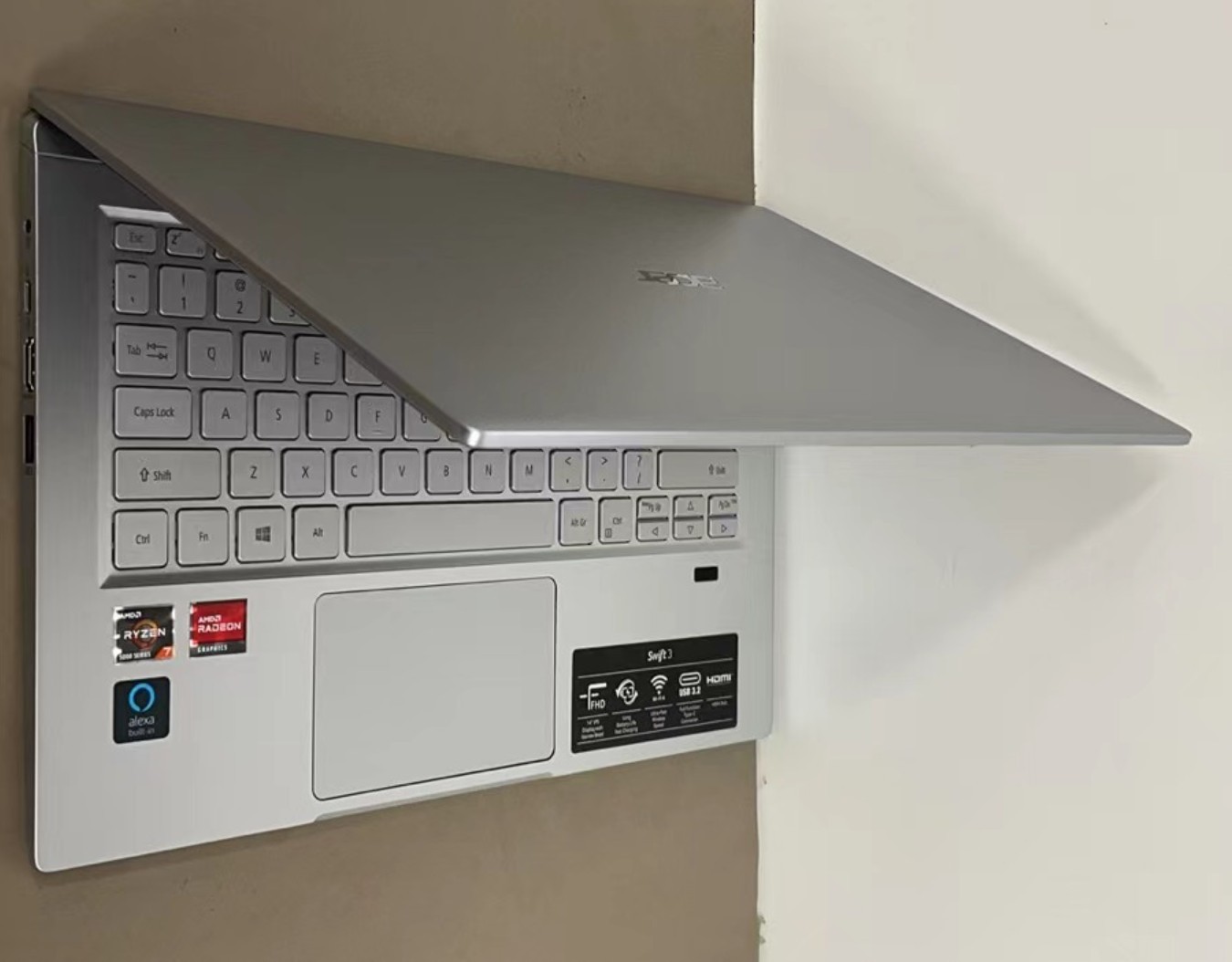 Acer Swift 3 14″ FHD Laptop, AMD Ryzen 7 5700U 8GB RAM 512GB SSD, Win 10, used