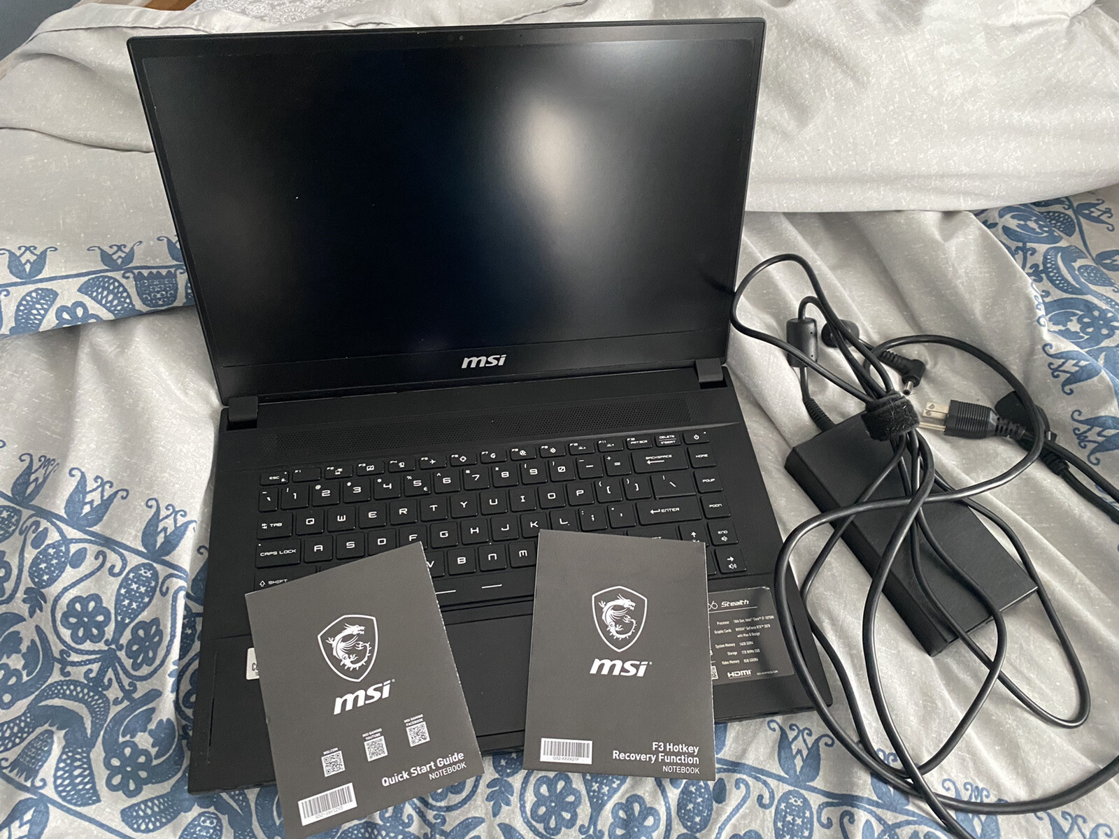 MSI GS66 Stealth 10SGS 15.6″ (512GB SSD , Intel Core i7 10th Gen., 5.10GHz,…