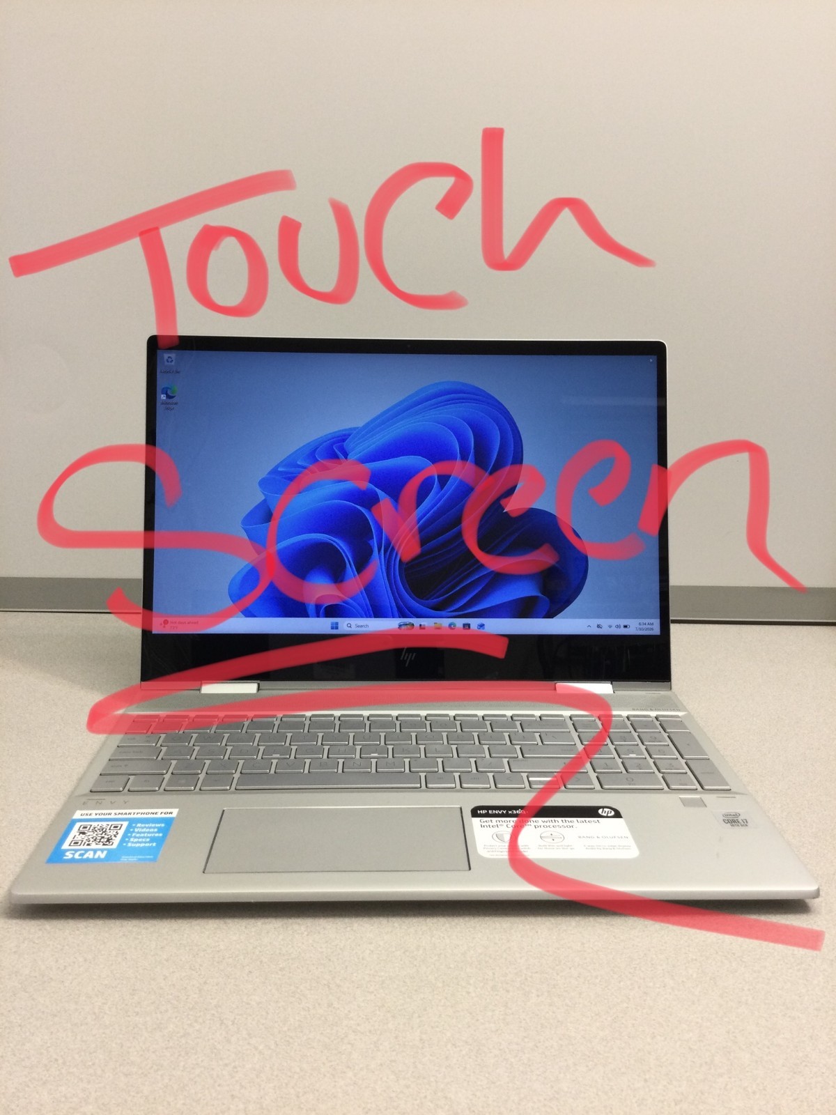 HP Envy x360 Convertible 15m-dr1xxx 15.6″Touch /i7-10510U/16GB/256GB SSD 1.80ghz