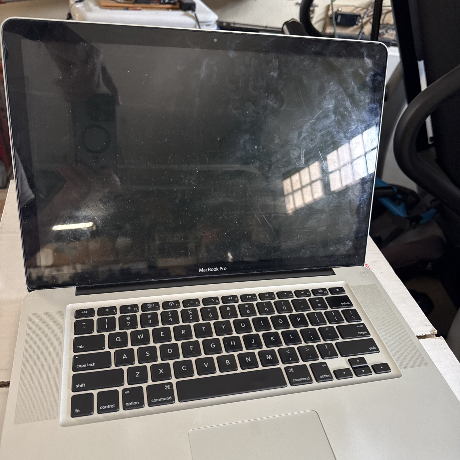 Lot of (4) Apple MacBook Pro (1) A1278 & (3) A1286 Poor condition — 4- PARTS