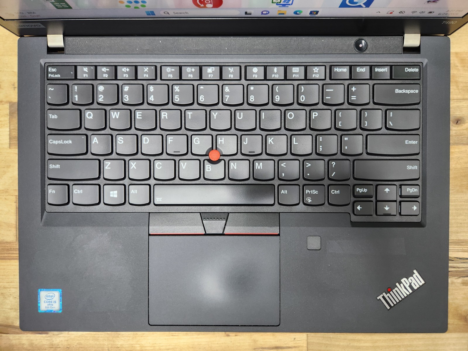 Lenovo ThinkPad T490 14″ FHD i5-8365U 1.6GHz 16GB 256GB SSD Windows 11 Pro ~
