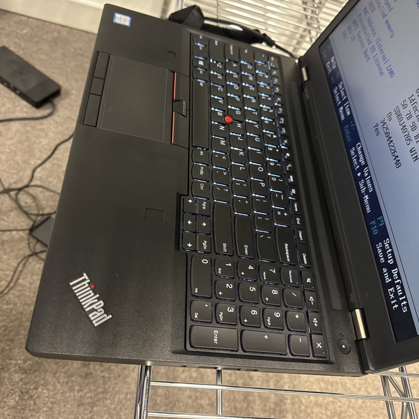 Lenovo ThinkPad P50 15.6″ | i7-6700HQ@2.6GHZ | 8GB RAM | NO OS/CHARGER/HDD