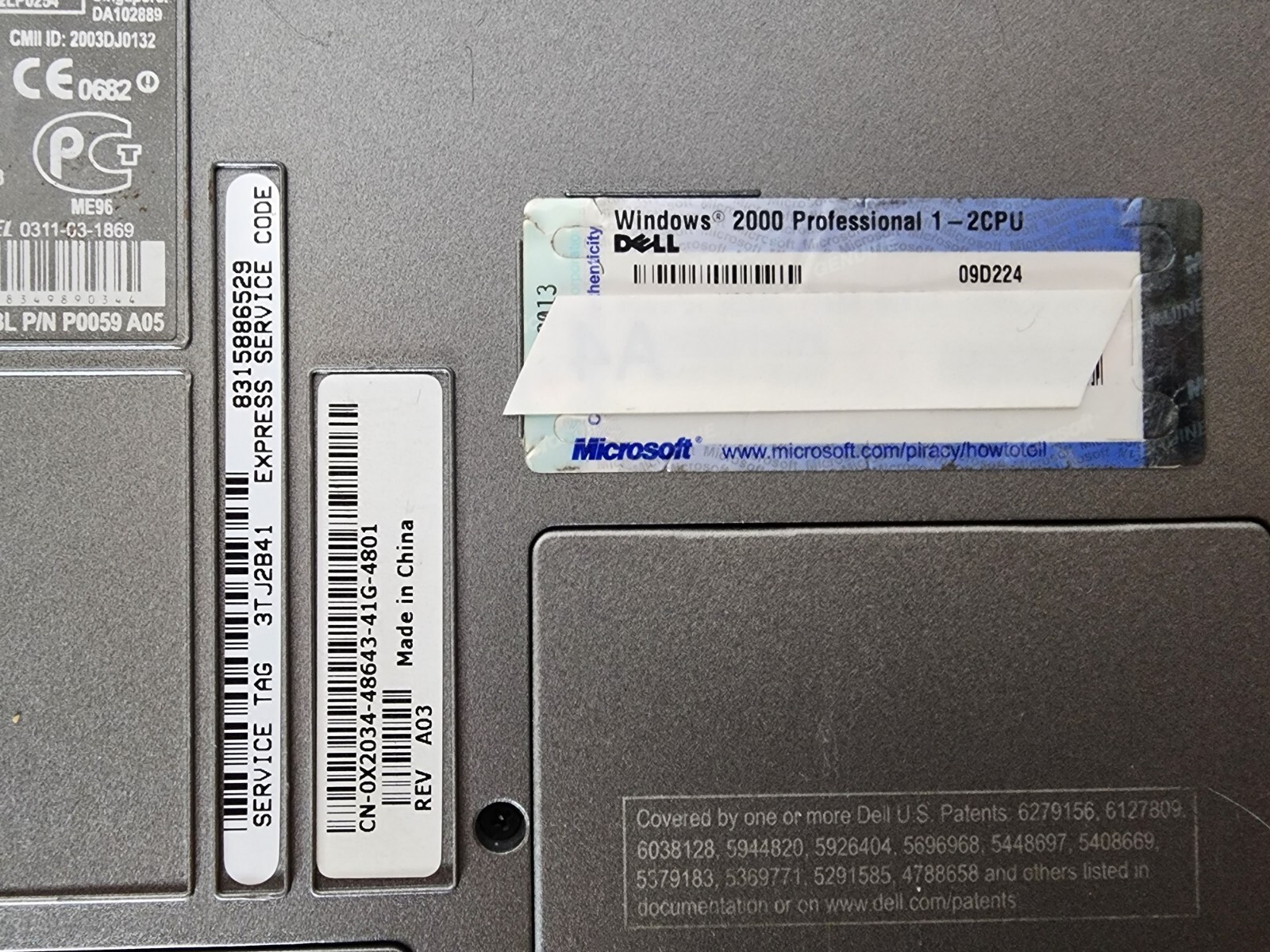 Dell Latitude D600 Pentium M 1.40GHz, No Hdd No Ram