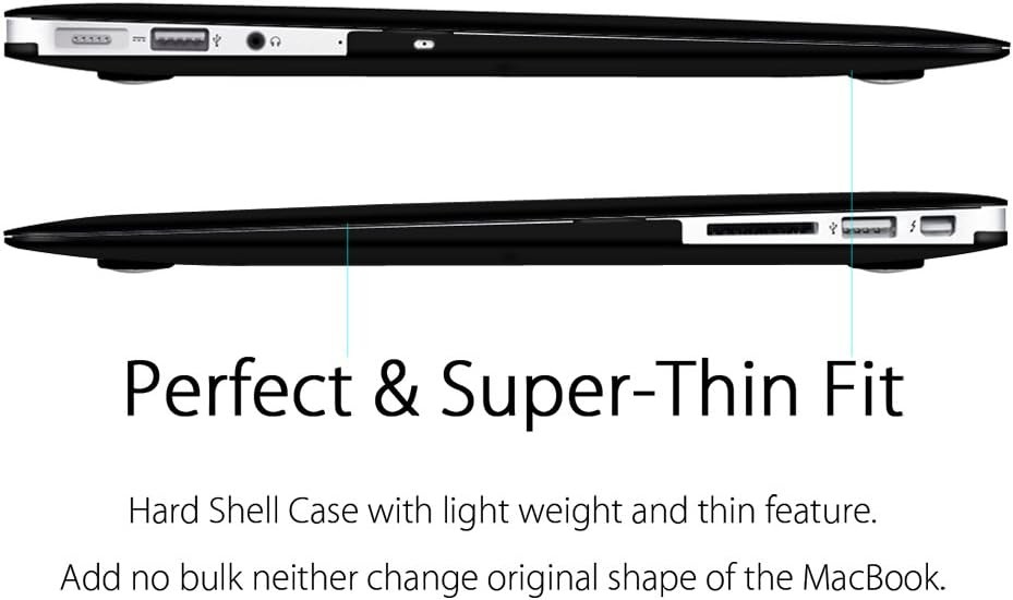 MacBook Air 13 inch Case, Smooth Soft-Touch Matte Hard Shell Case Cover for 2008