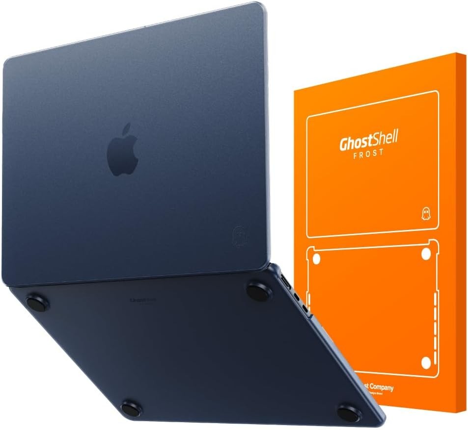 GhostShell Frost Premium Hardshell Case for MacBook Air 15″ 2026 2025 2024 2023