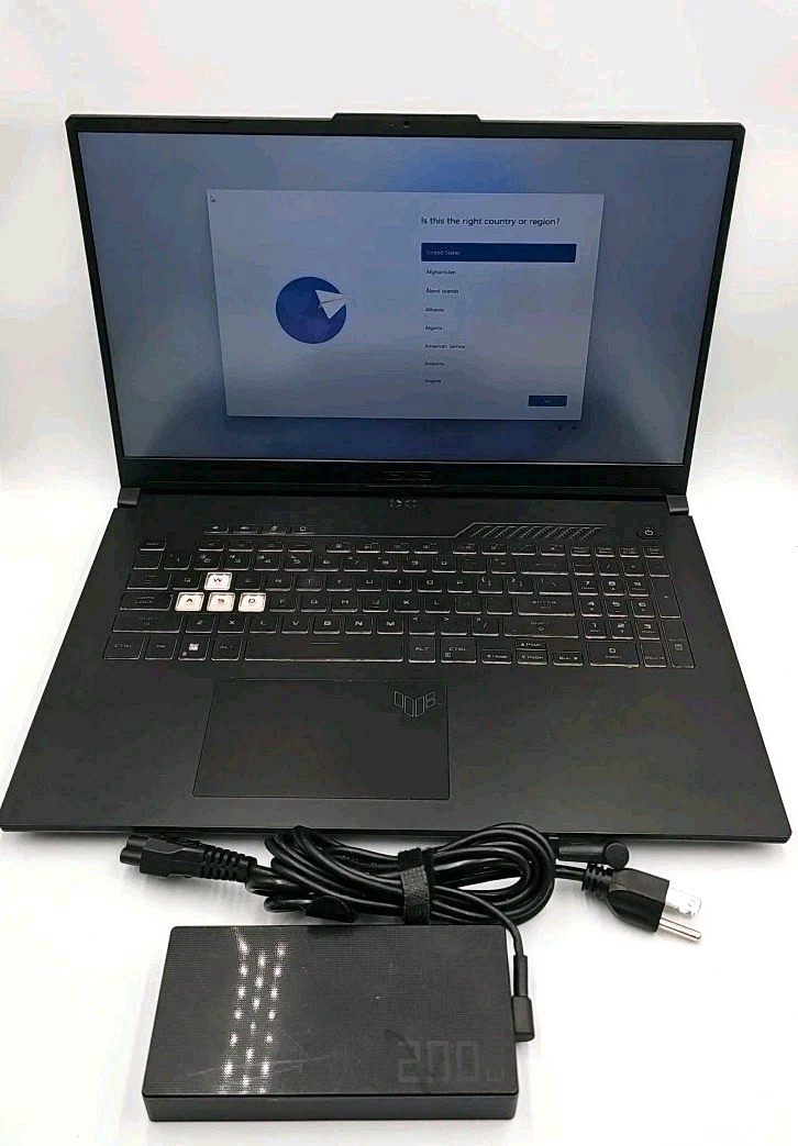 ASUS TUF 17.3″ (FX707ZC4) 12th Gen i5-12500H 16GB 512GB SSD GeForce RTX 3050