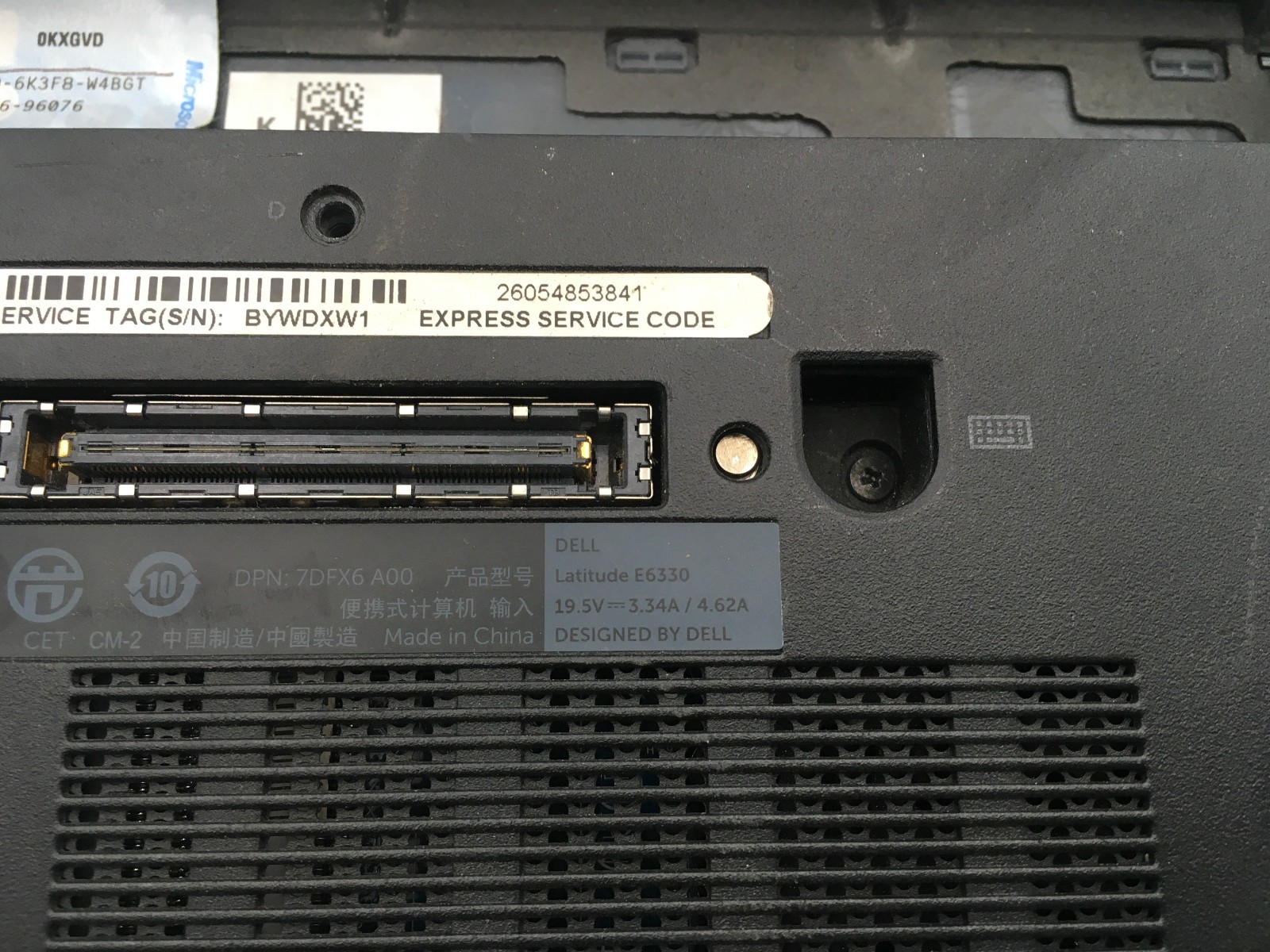 DELL LATITUDE E6330 – FOR PARTS/NO BOOT – INTEL I5 3RD GEN – NO RAM – READ – BB!