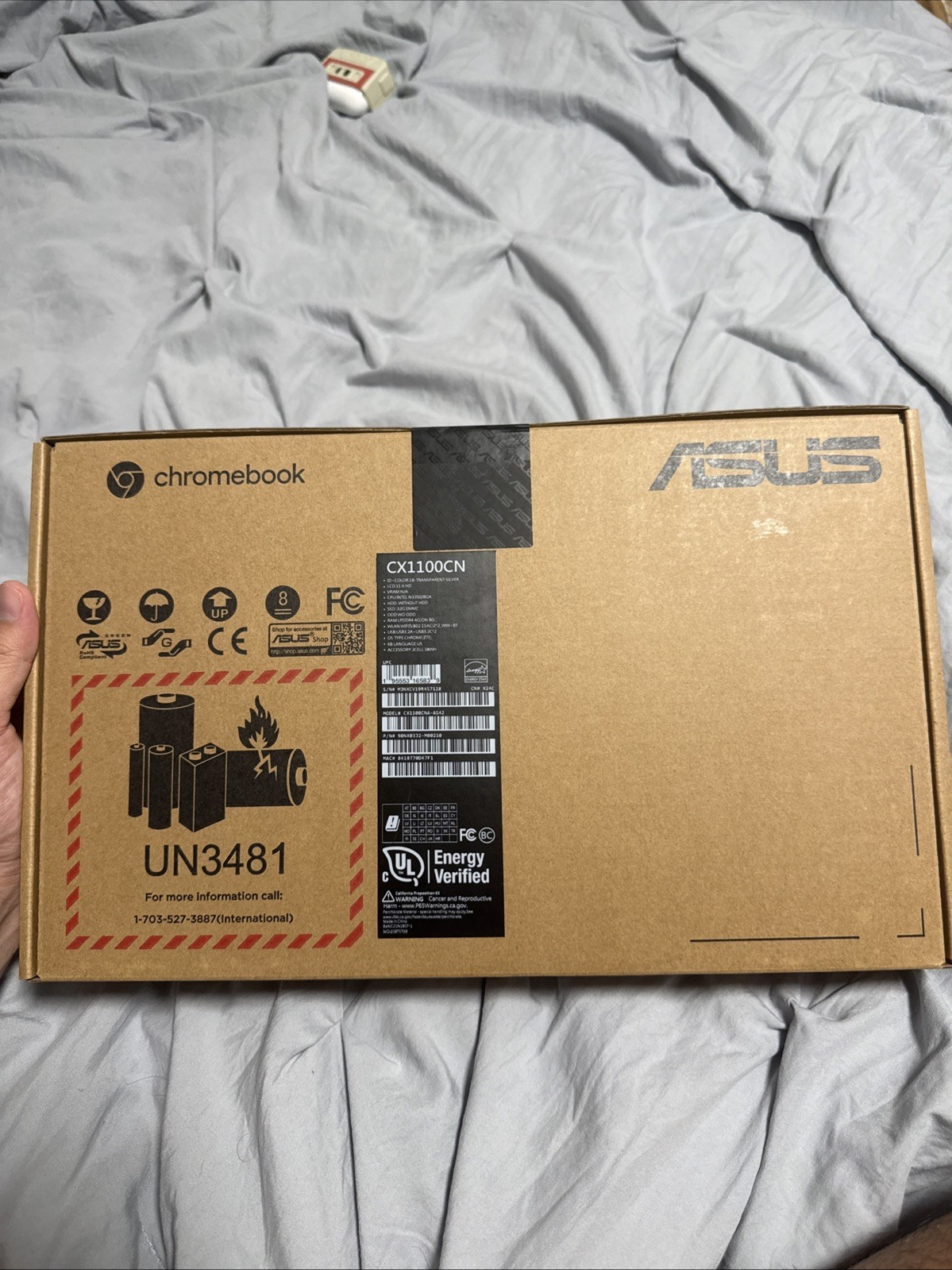 ASUS Chromebook CX1 11.6″ Intel N3350, 32GB eMMC 4GB RAM CX1100CN NEW & SEALED⭐️